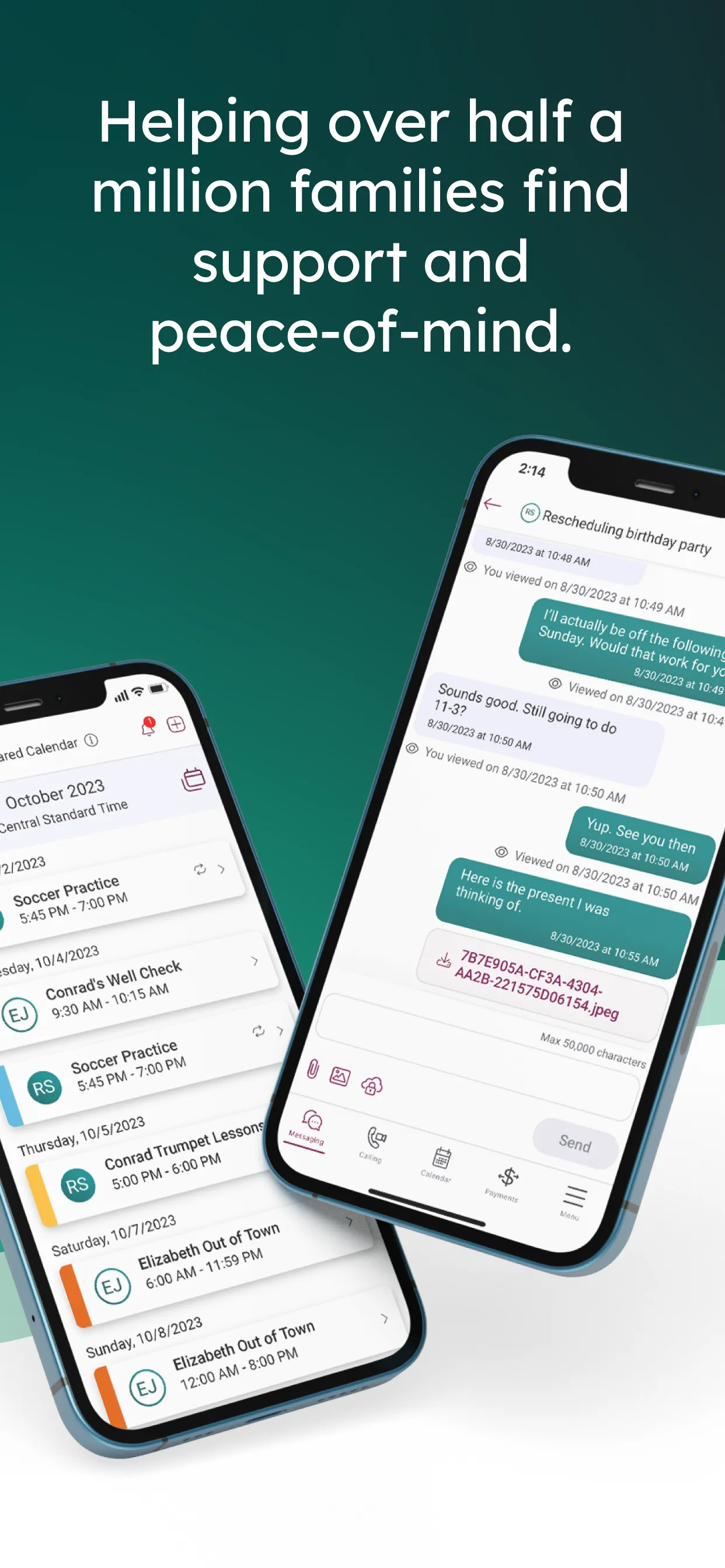 TalkingParents: Co-Parent App iphone screenshot 2