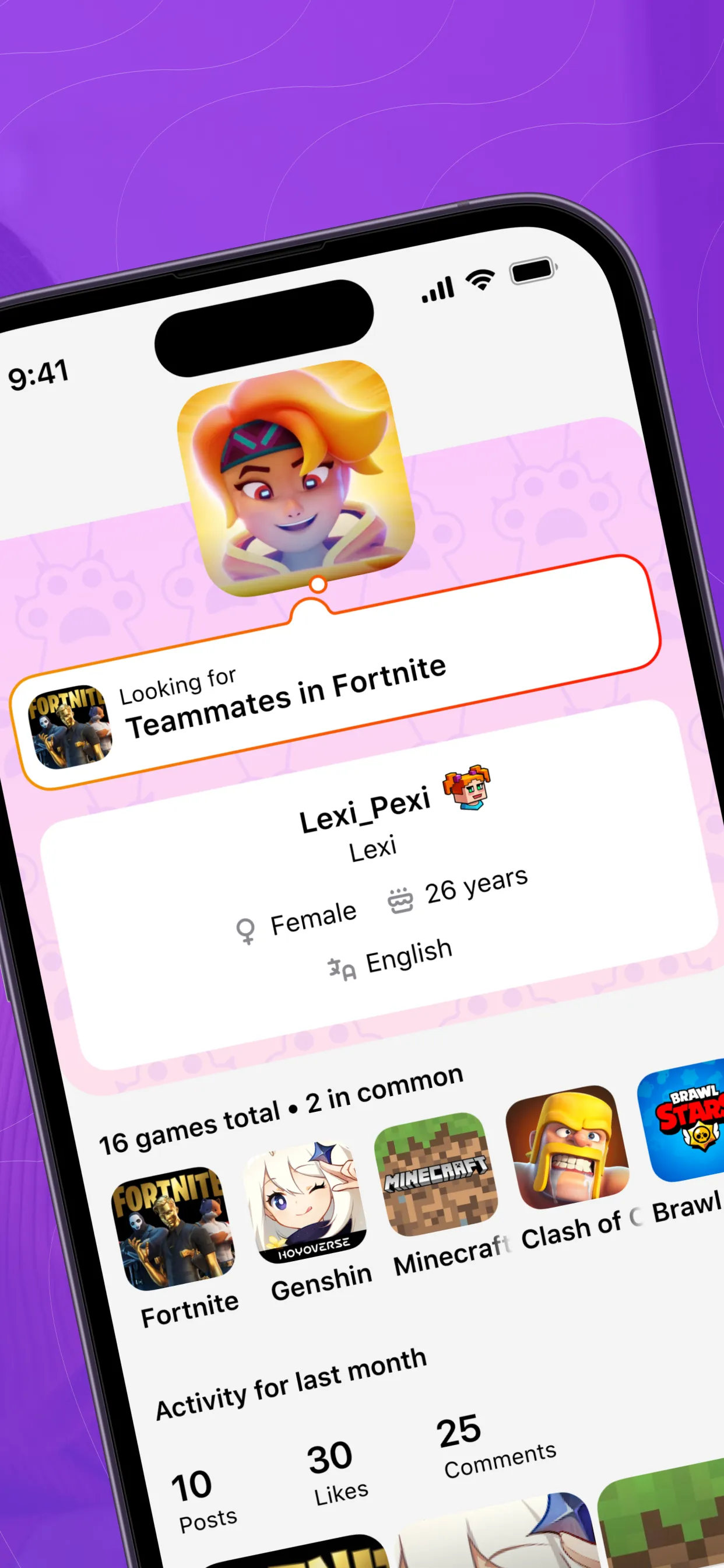 Gameram: Gaming social network iphone screenshot 2