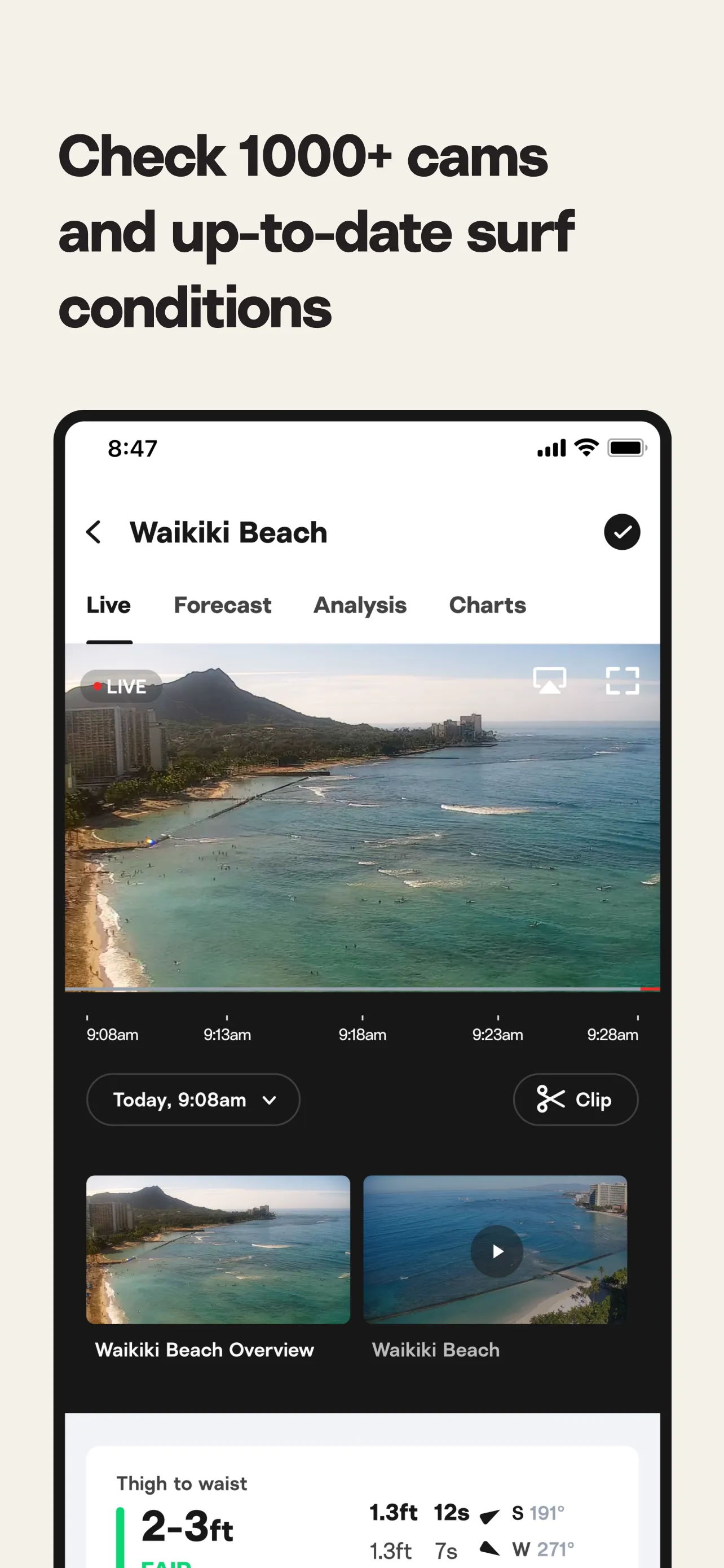 Surfline: Wave & Surf Reports iphone screenshot 3