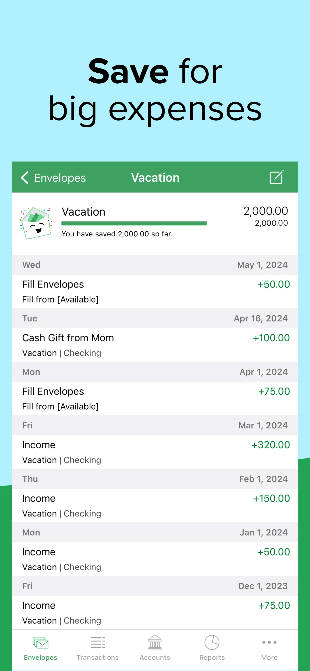 Goodbudget Budget Planner iphone screenshot 6