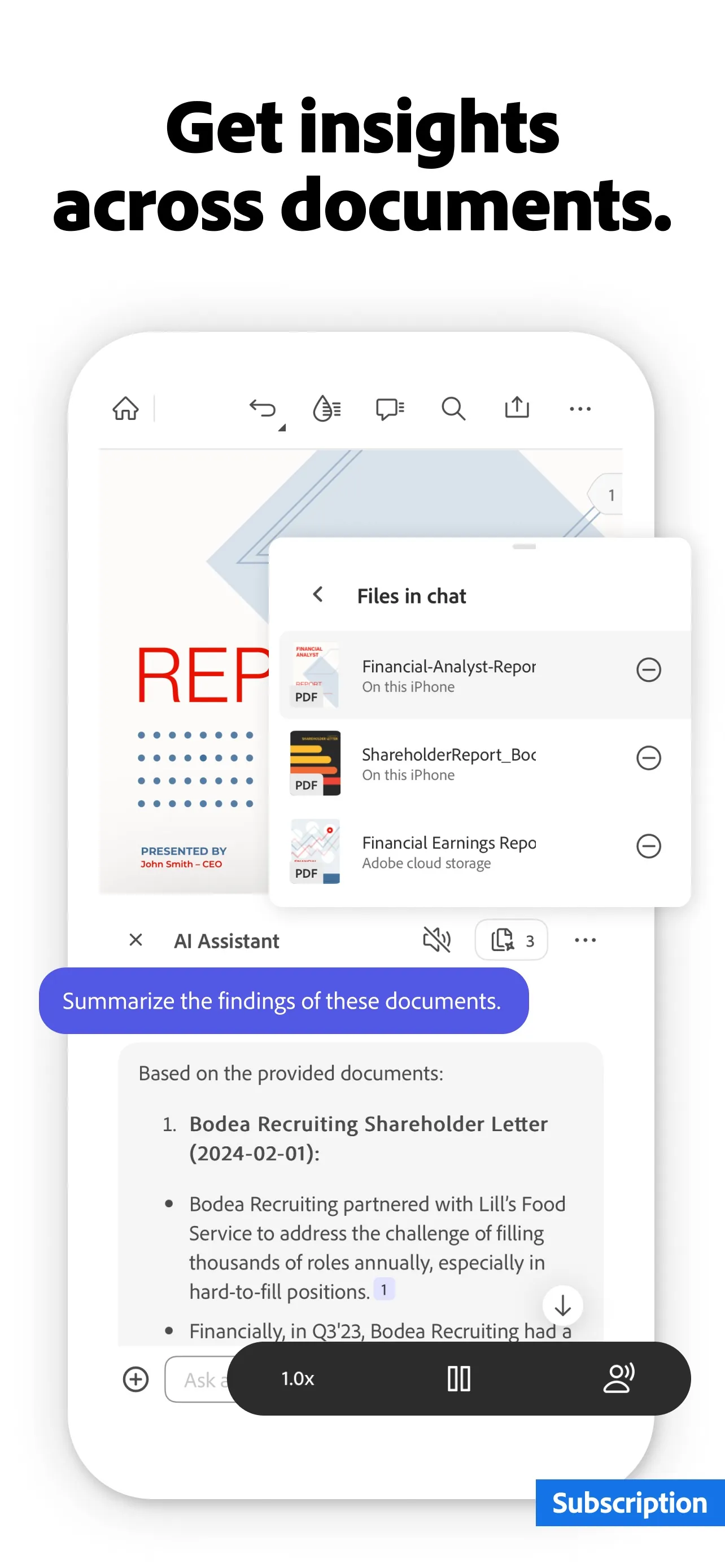 Adobe Acrobat Reader: Edit PDF iphone screenshot 5