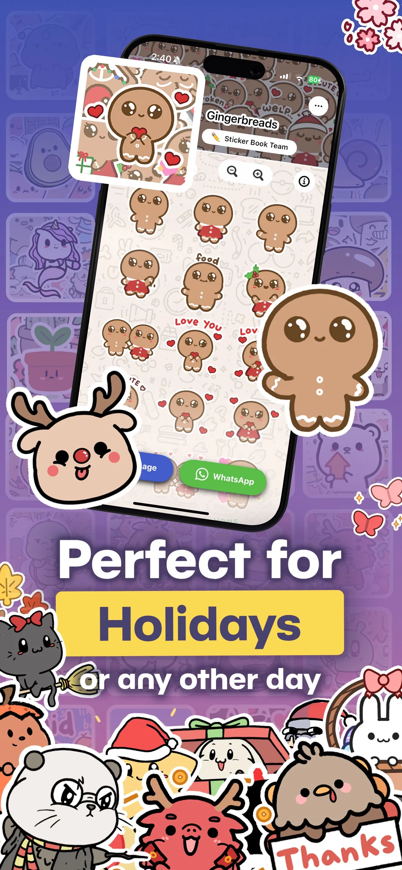 Sticker Book for iMessage GIFs iphone screenshot 4