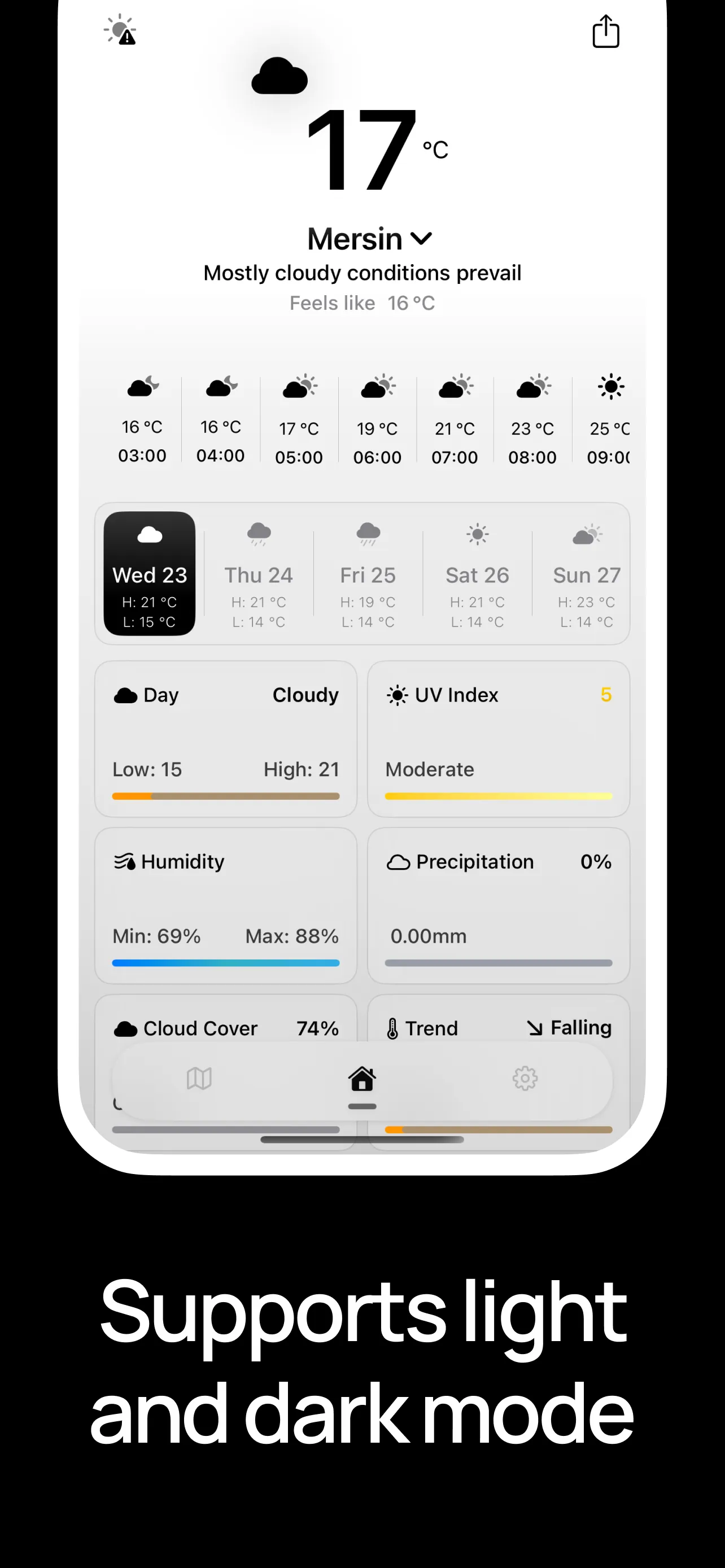 Forecasts - minimalist weather iphone screenshot 6