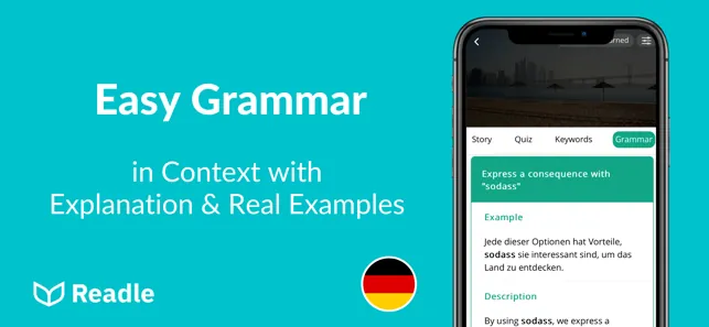 Learn German: News by Readle iphone screenshot 4