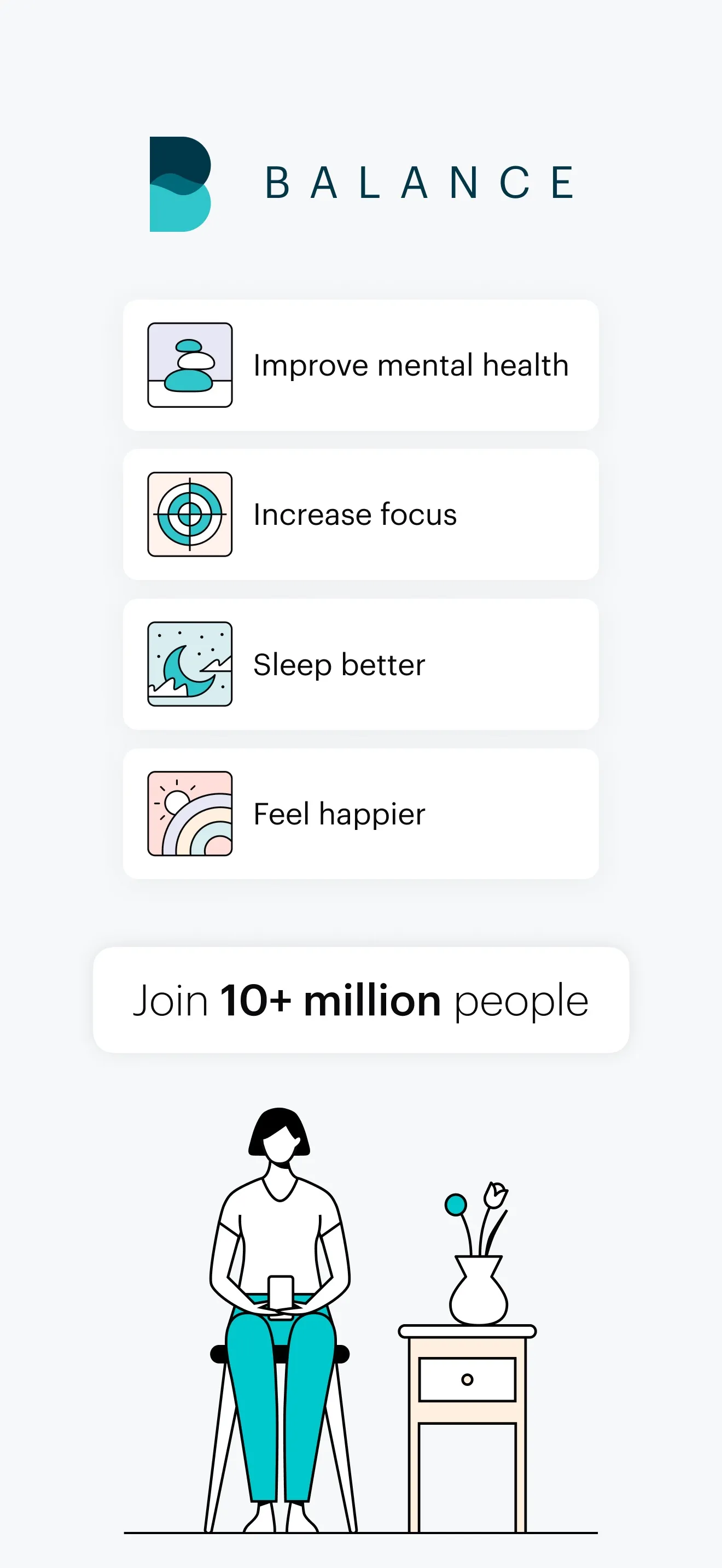 Balance: Meditation & Sleep iphone screenshot 1