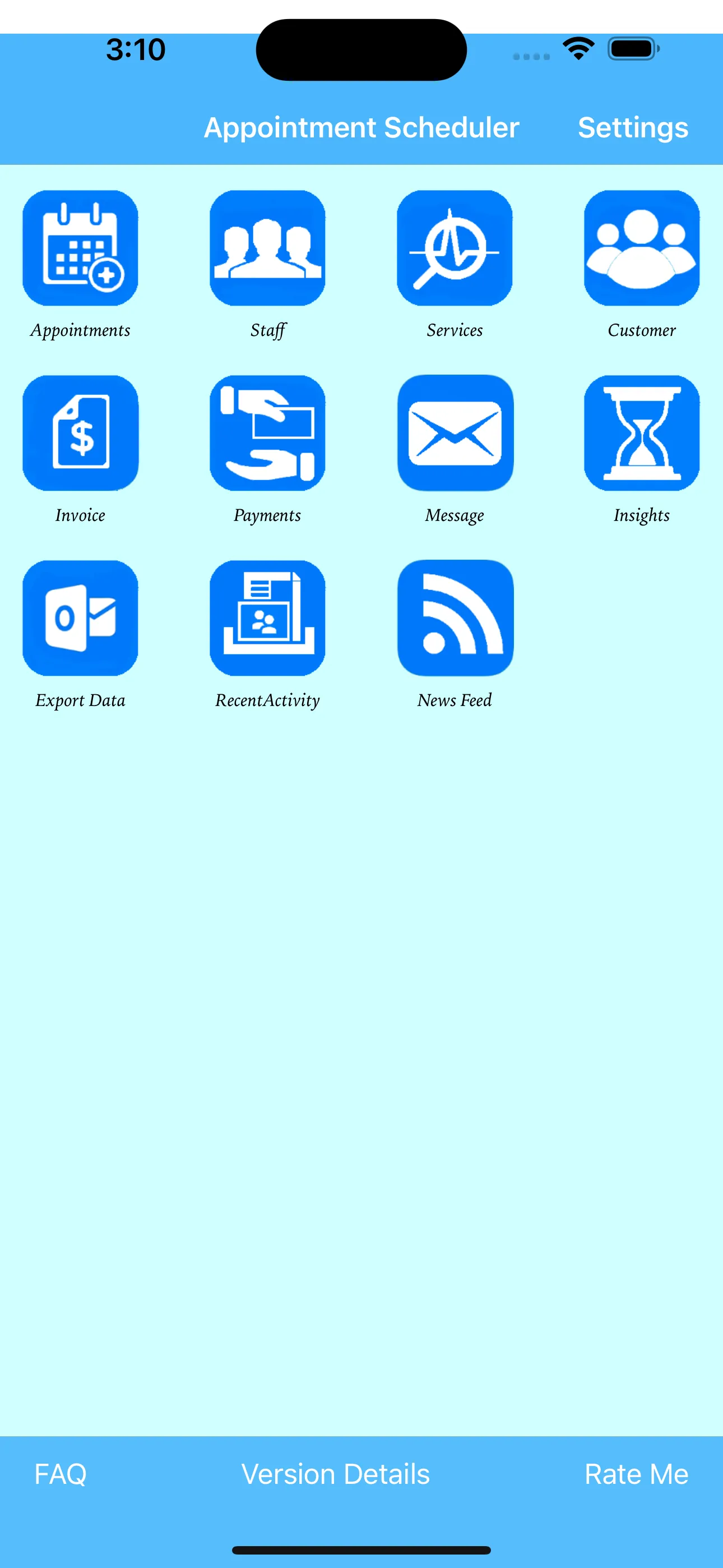 Appointment Scheduler iphone screenshot 1