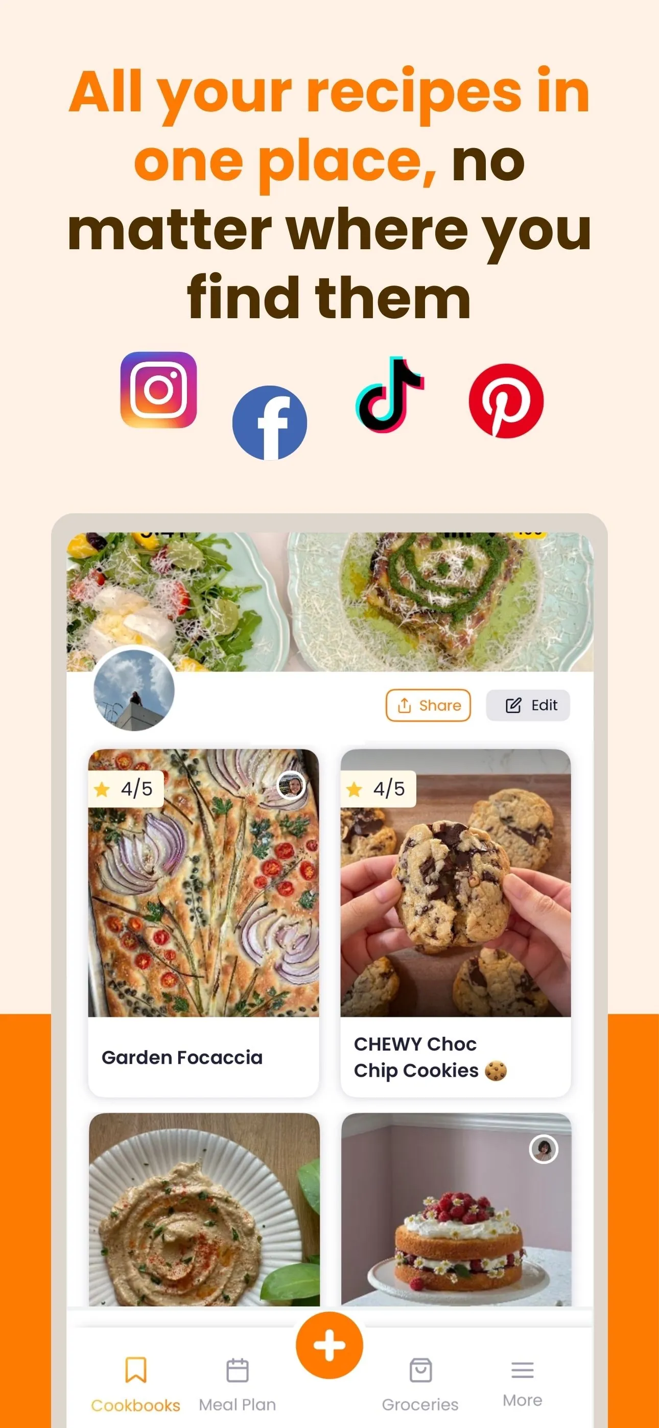 ReciMe: Recipes & Meal Planner iphone screenshot 3