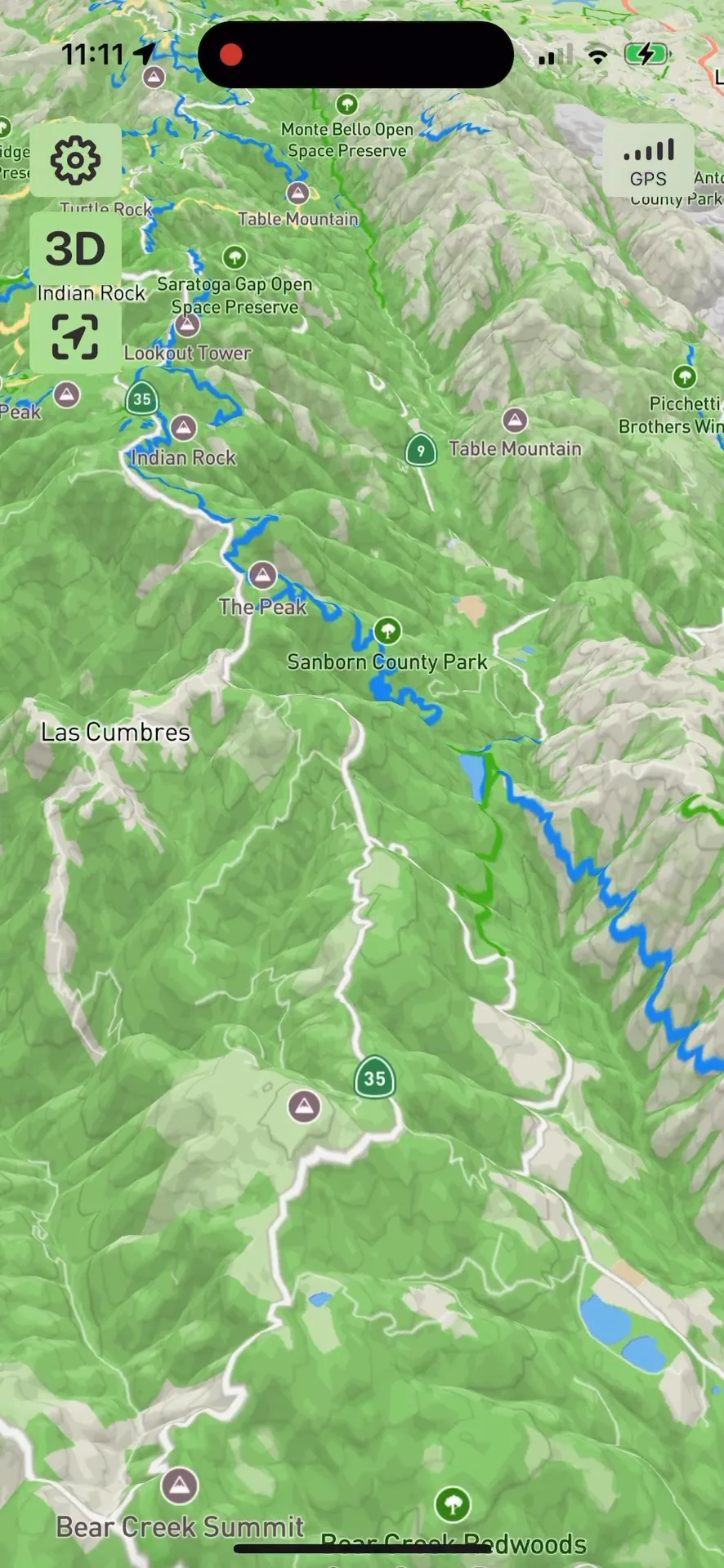Bike Tracker: MTB Trails iphone screenshot 1