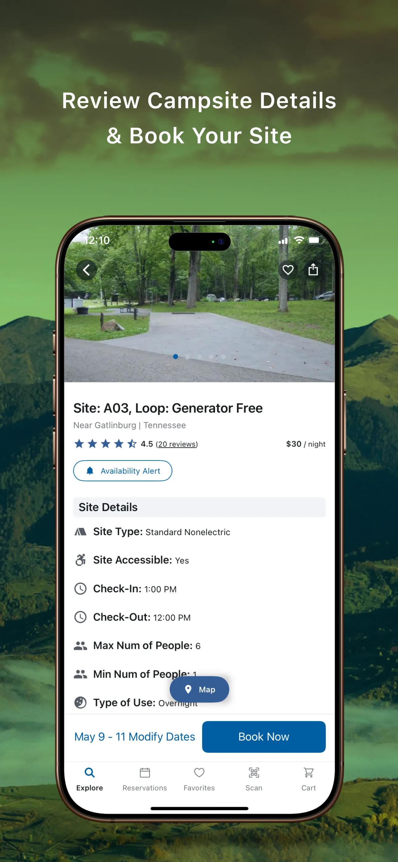 Recreation.gov iphone screenshot 5