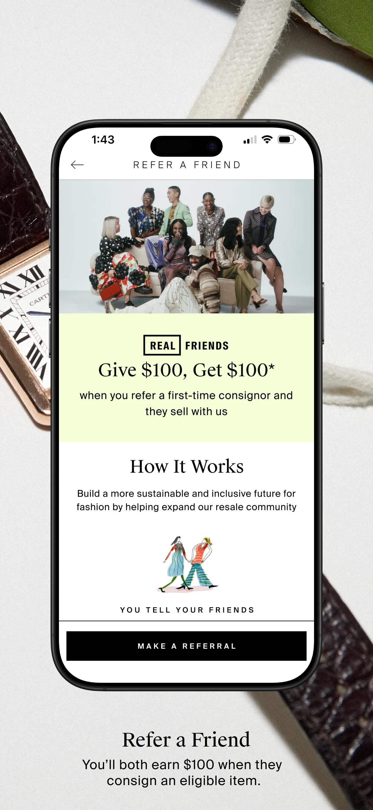 The RealReal - Buy+Sell Luxury iphone screenshot 9