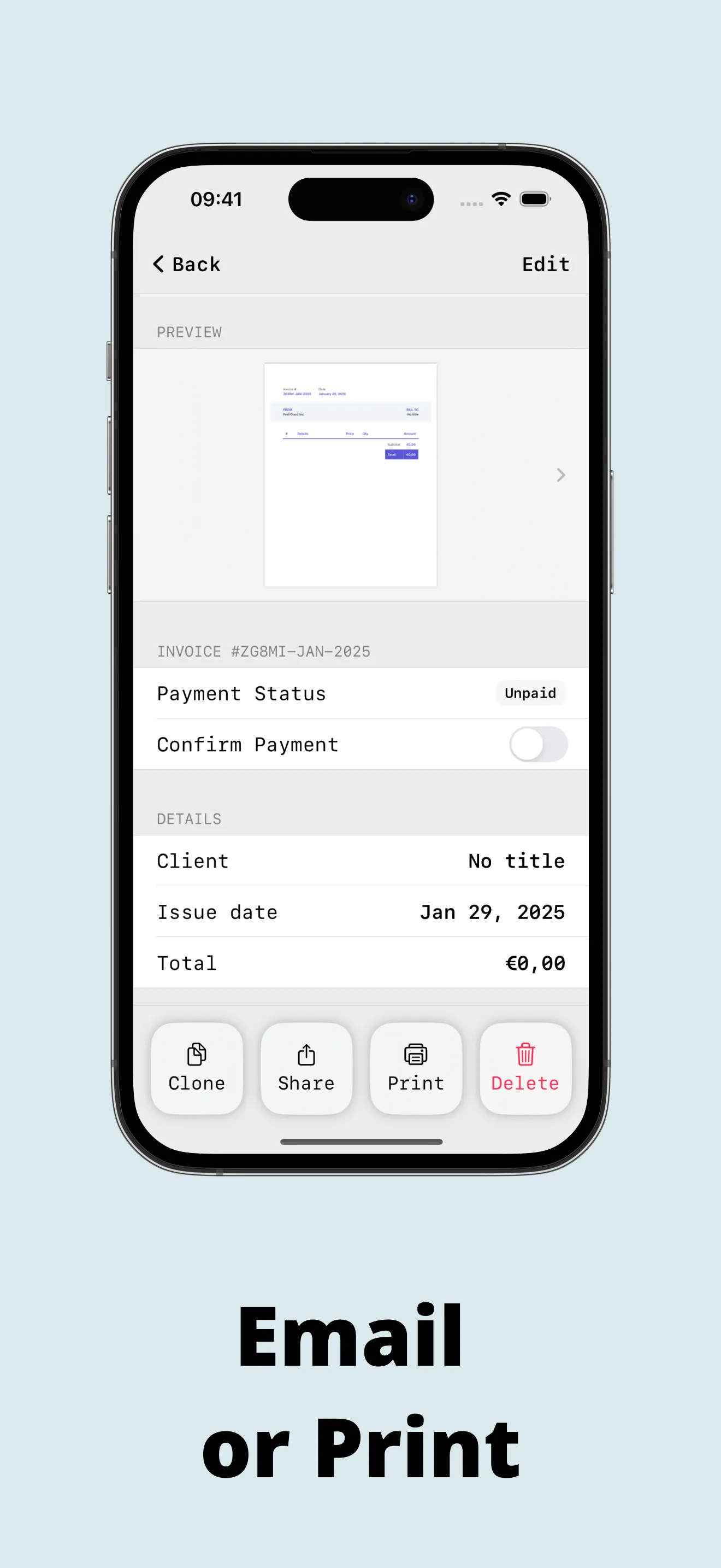 Invoice Maker・Estimate App iphone screenshot 4