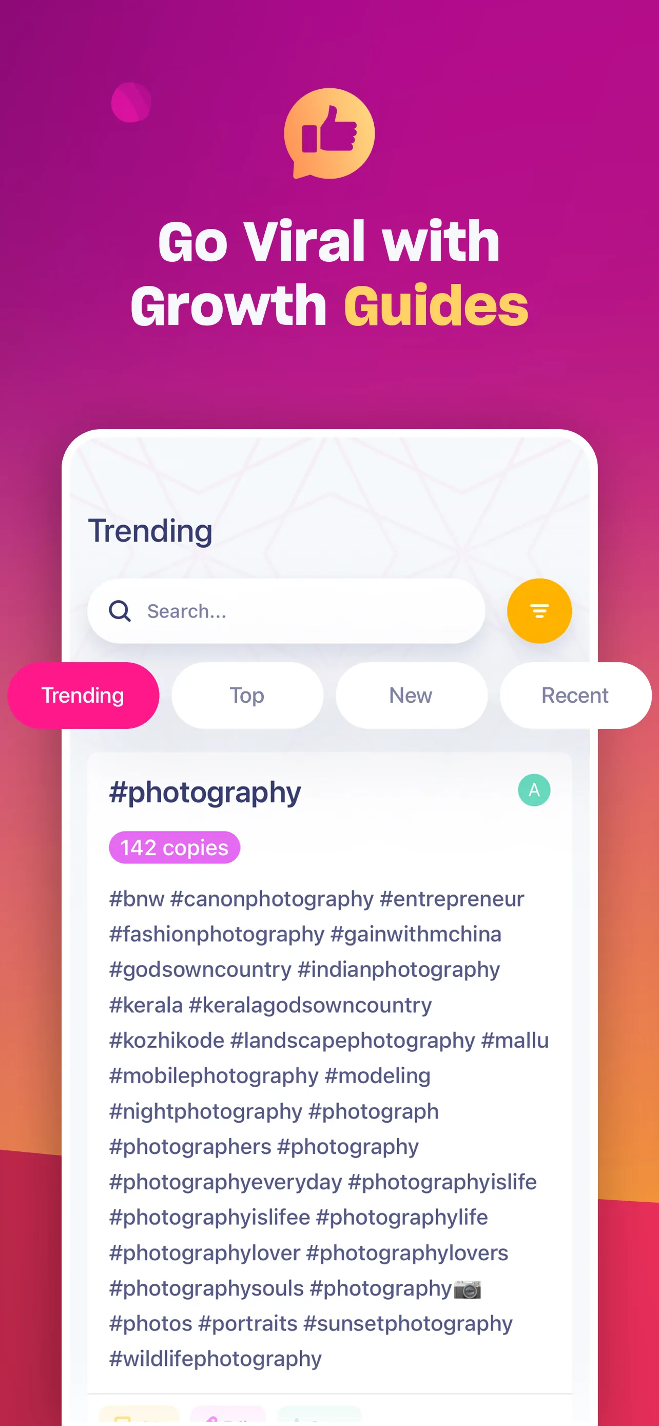 Hashtag Expert: AI Captions iphone screenshot 7