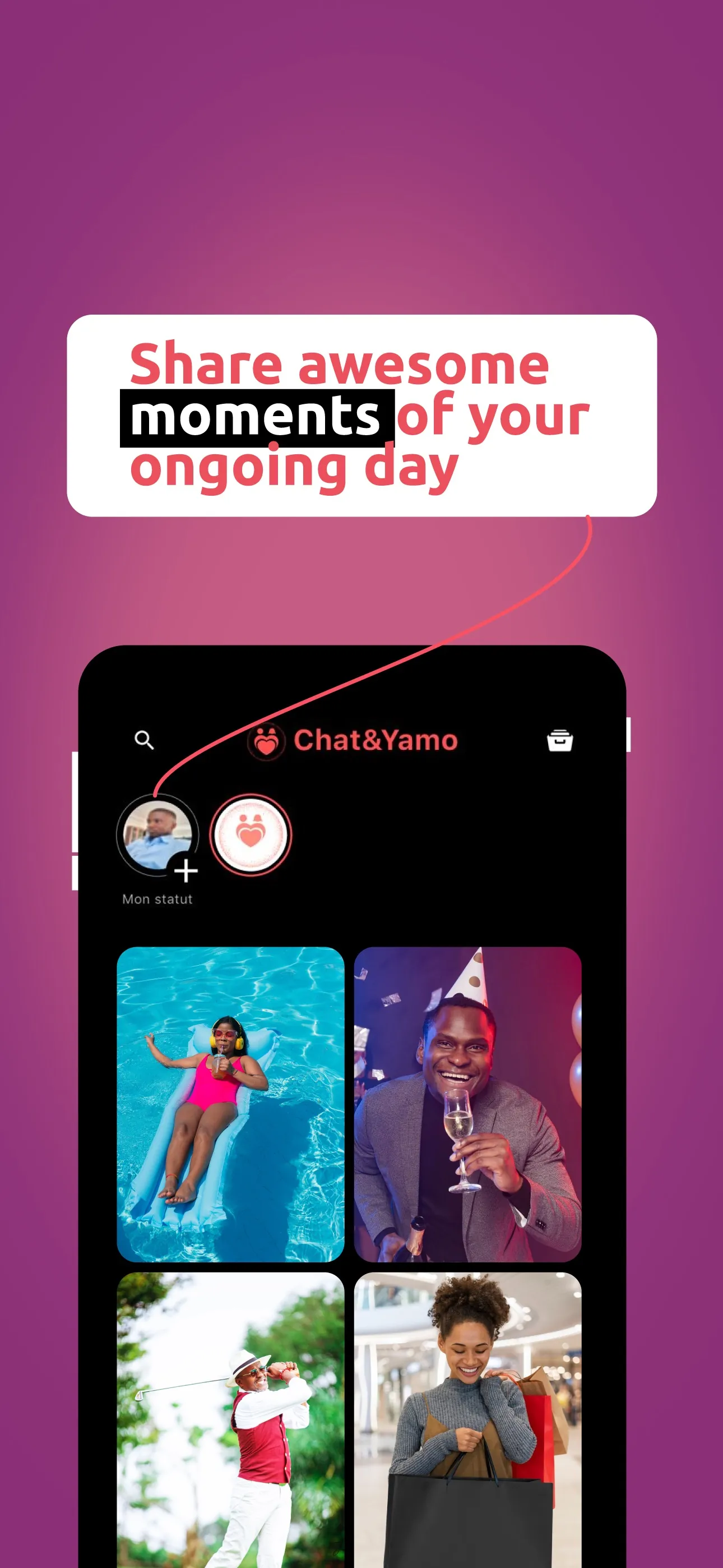 Chat&Yamo – Dating & Meetups iphone screenshot 7