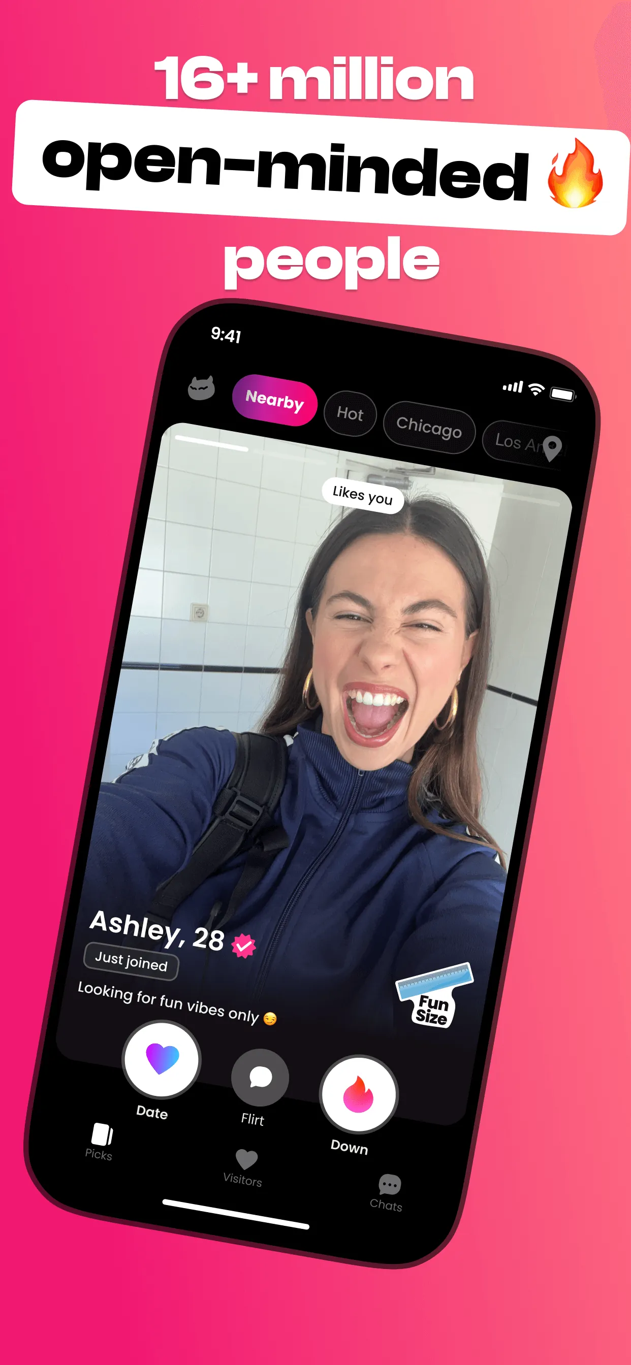 DOWN: The Casual Dating App iphone screenshot 2