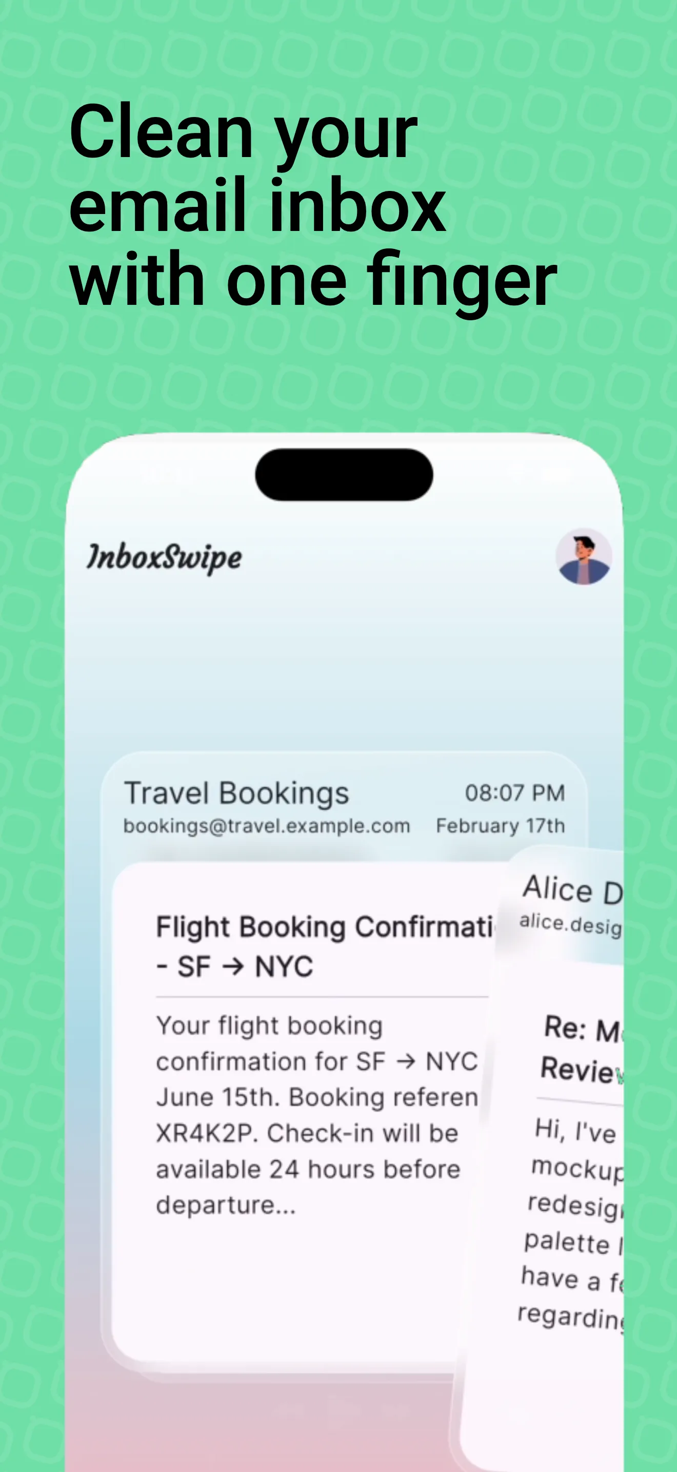 InboxSwipe: Reach Inbox Zero iphone screenshot 1