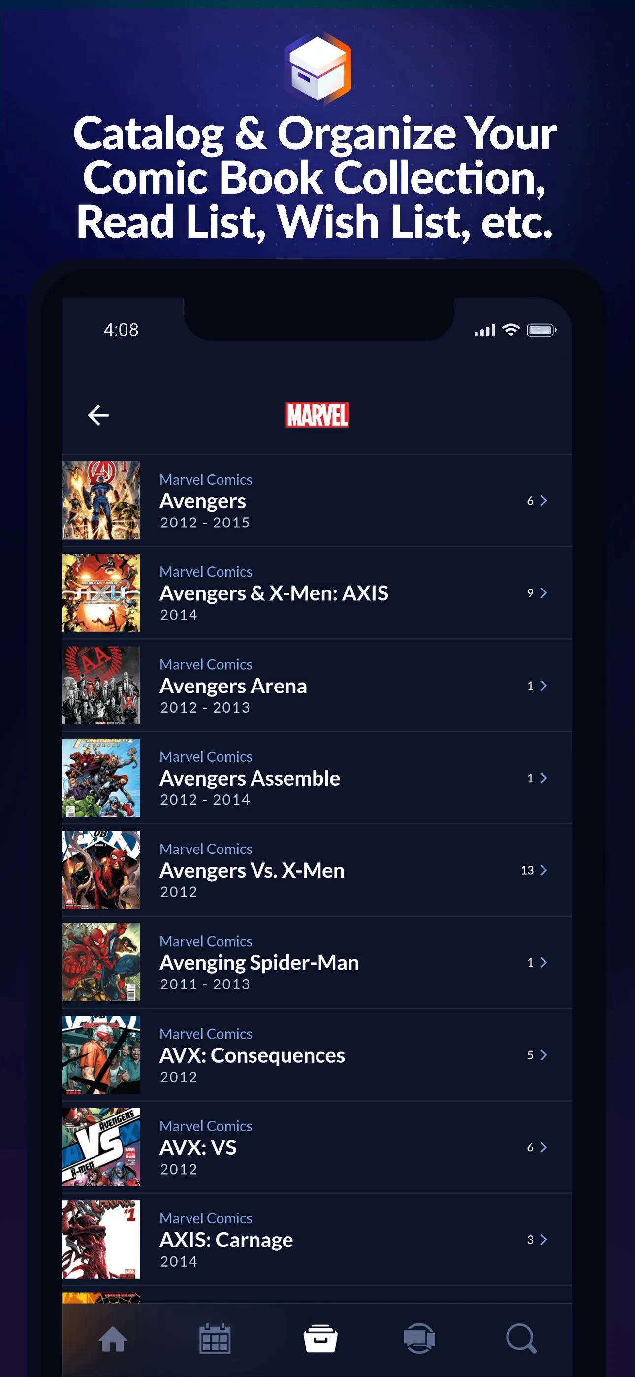 Comic Geeks iphone screenshot 4