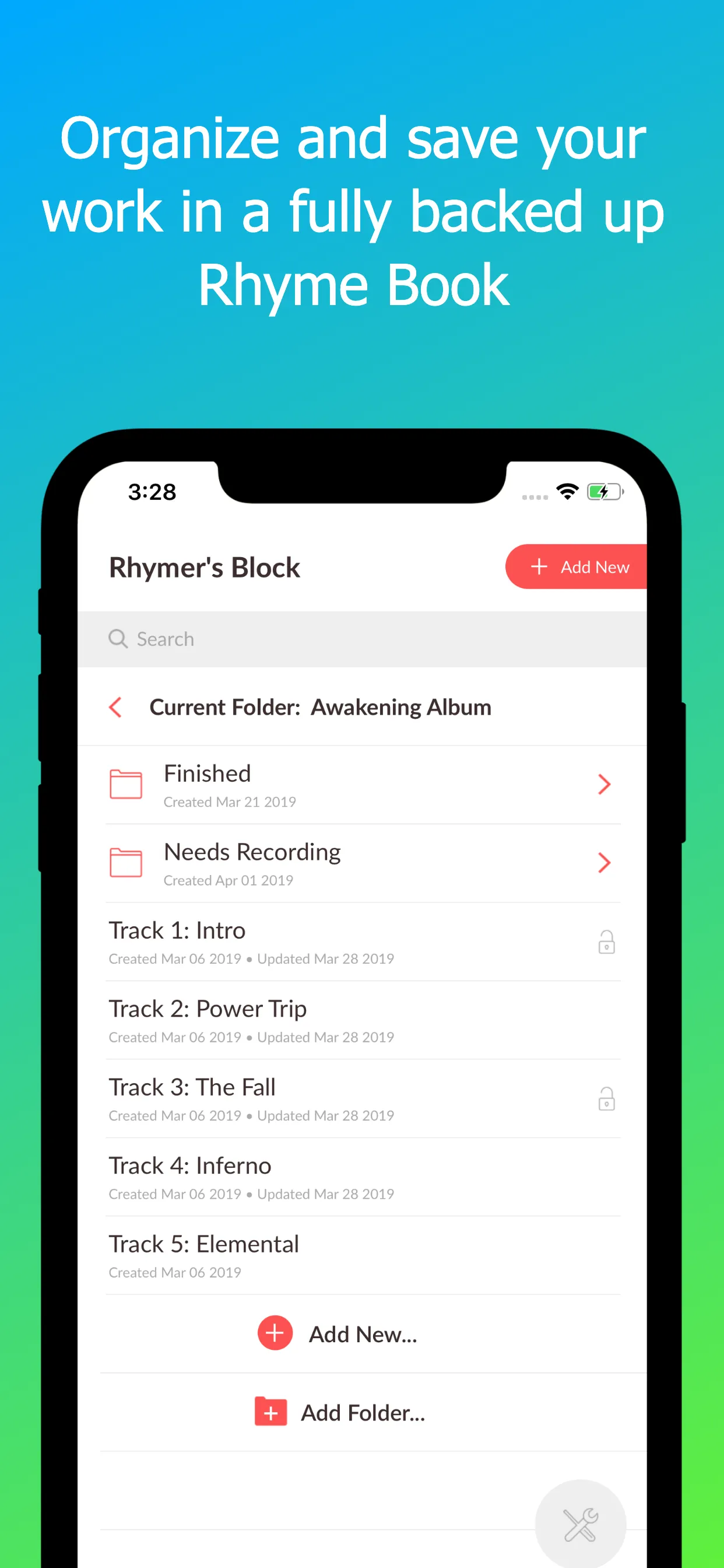 Rhymer's Block iphone screenshot 4