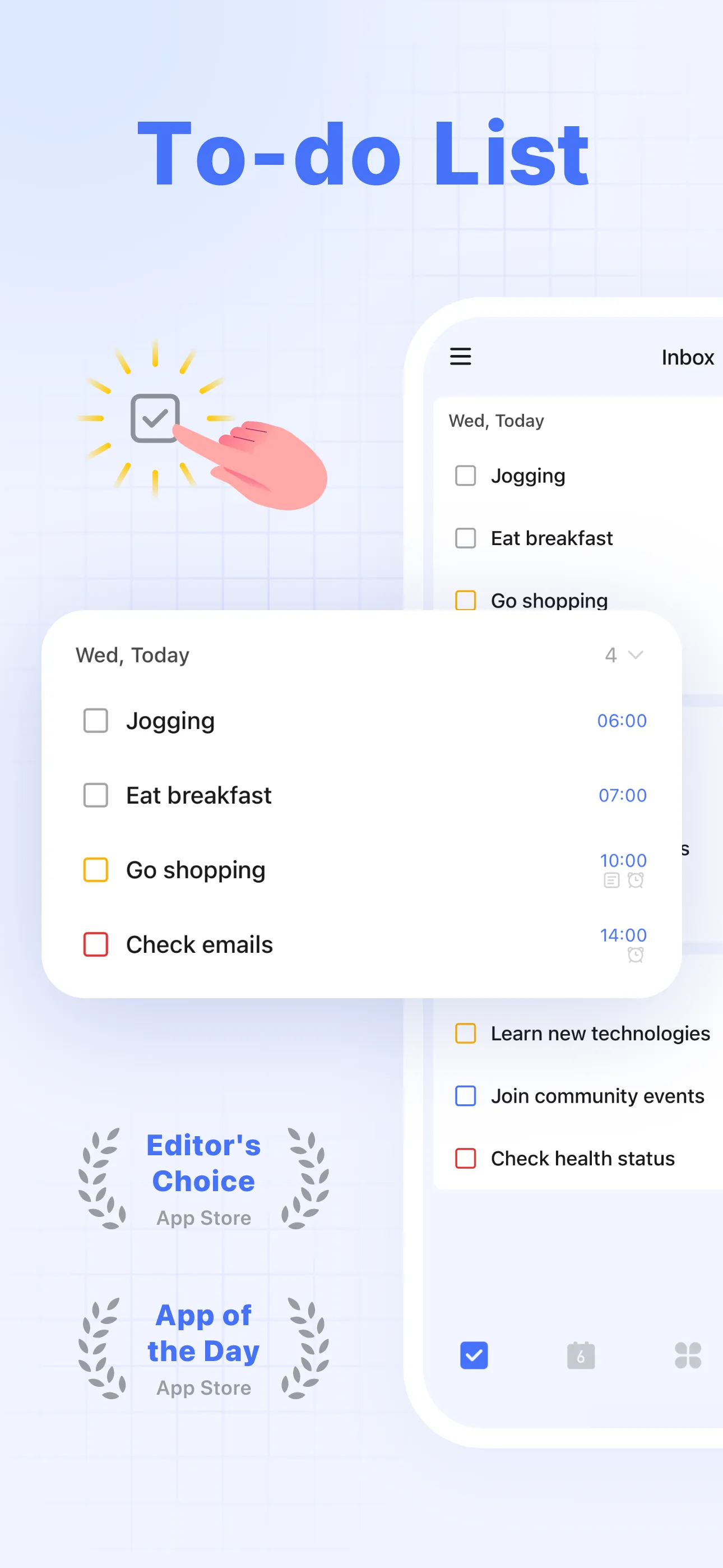 TickTick:To-Do List & Calendar iphone screenshot 1