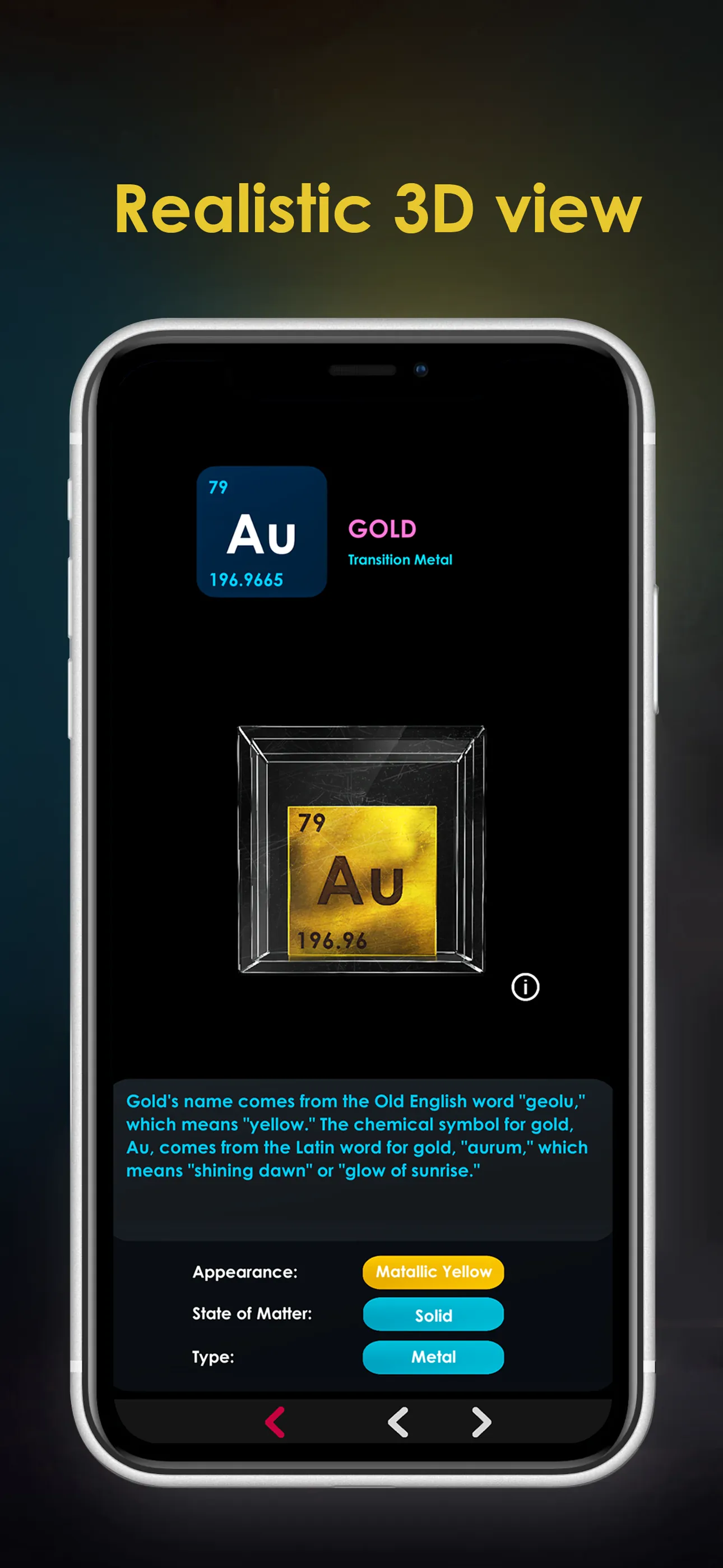 EleMend- 3D Periodic Table iphone screenshot 1