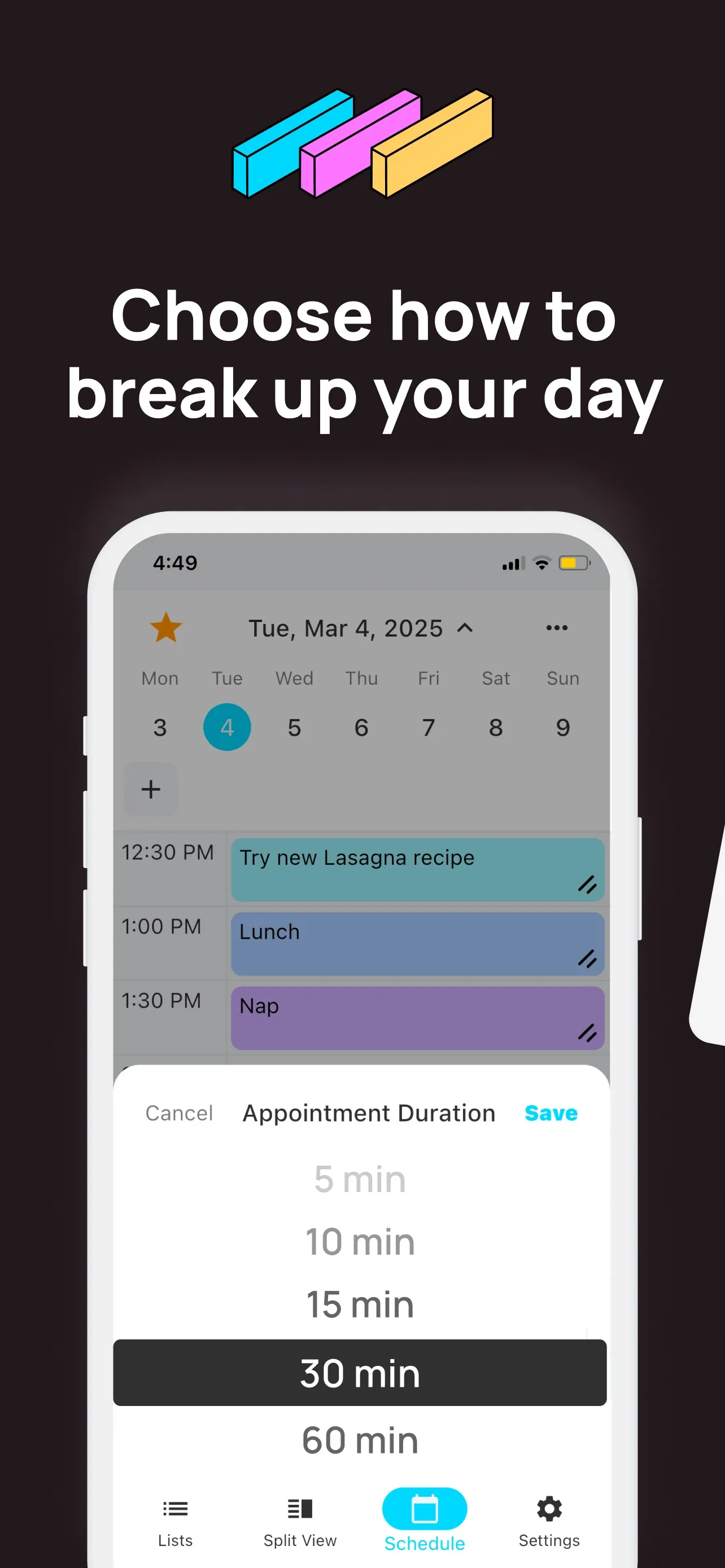 TimeFinder: Time Blocking iphone screenshot 8