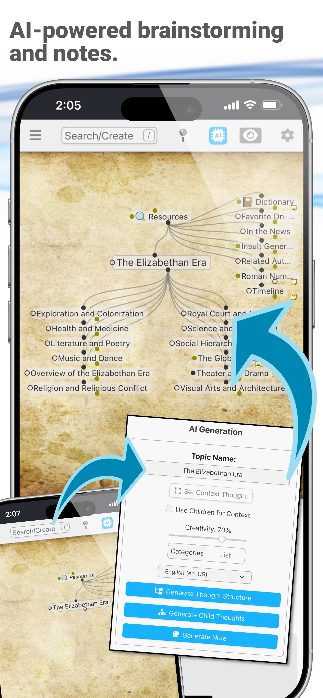 TheBrain: Smart Notes & Links iphone screenshot 6