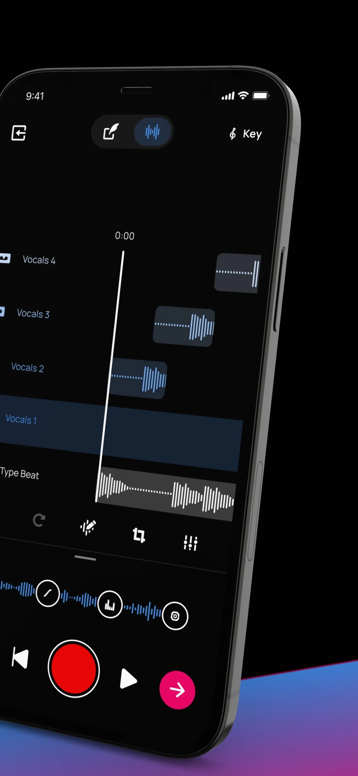 Voloco: Vocal Recording Studio iphone screenshot 2