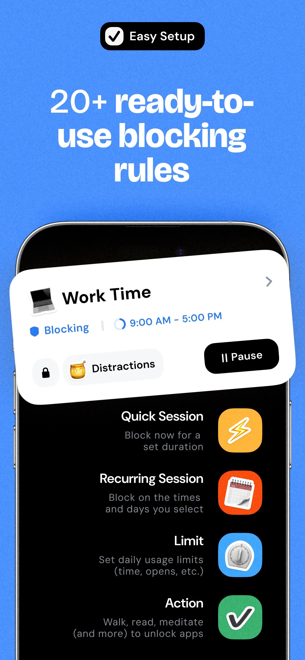 Jomo - Screen Time Blocker iphone screenshot 5