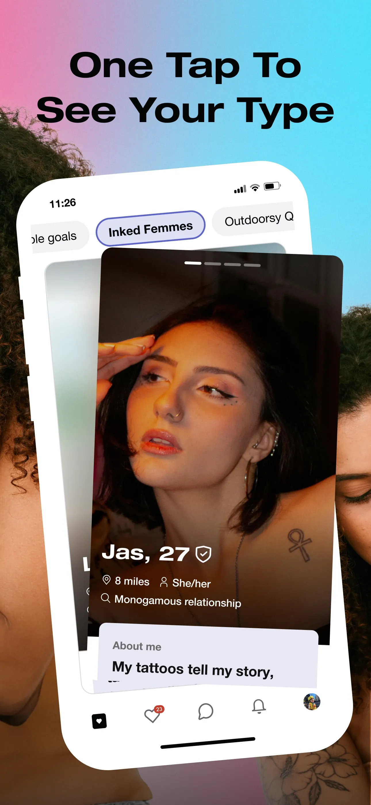 HER:Lesbian&Queer LGBTQ Dating iphone screenshot 3