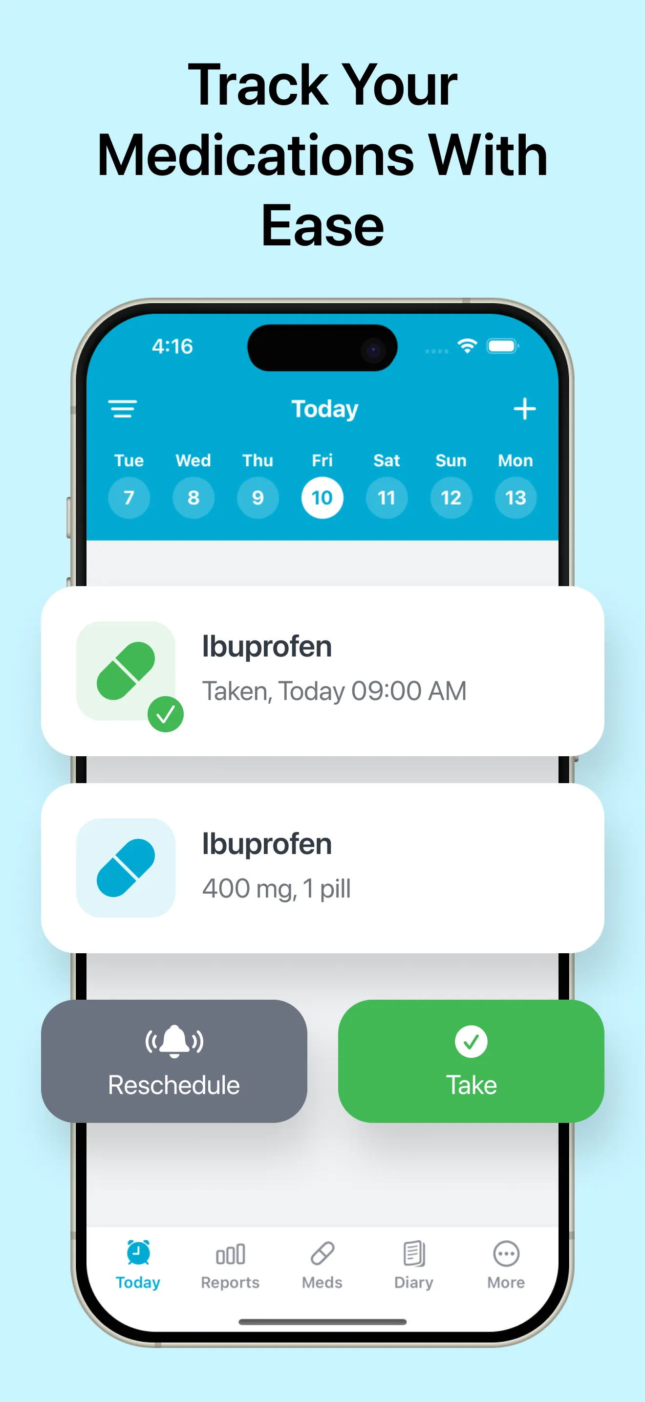 Doseful - Medication Reminder iphone screenshot 2