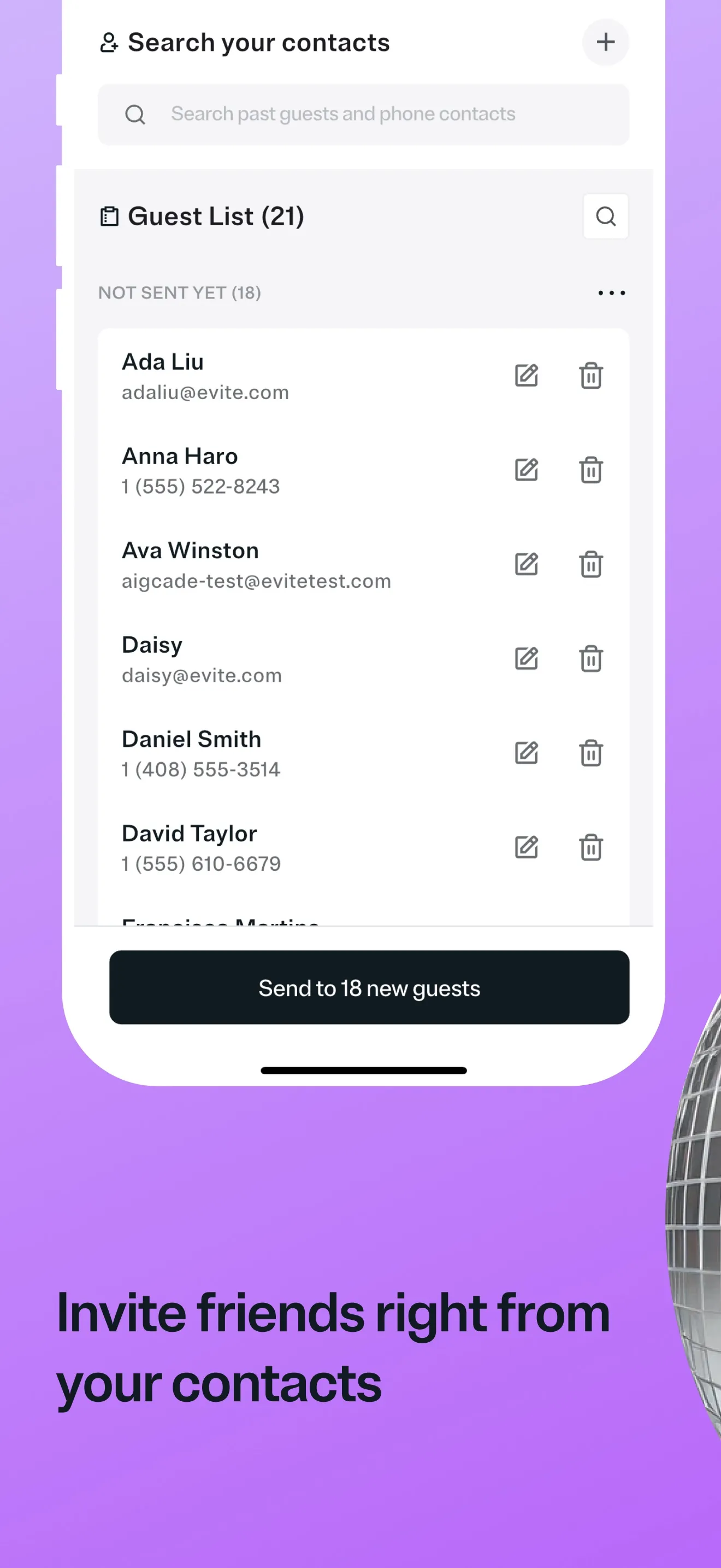 Evite: Party Invitation Maker iphone screenshot 4