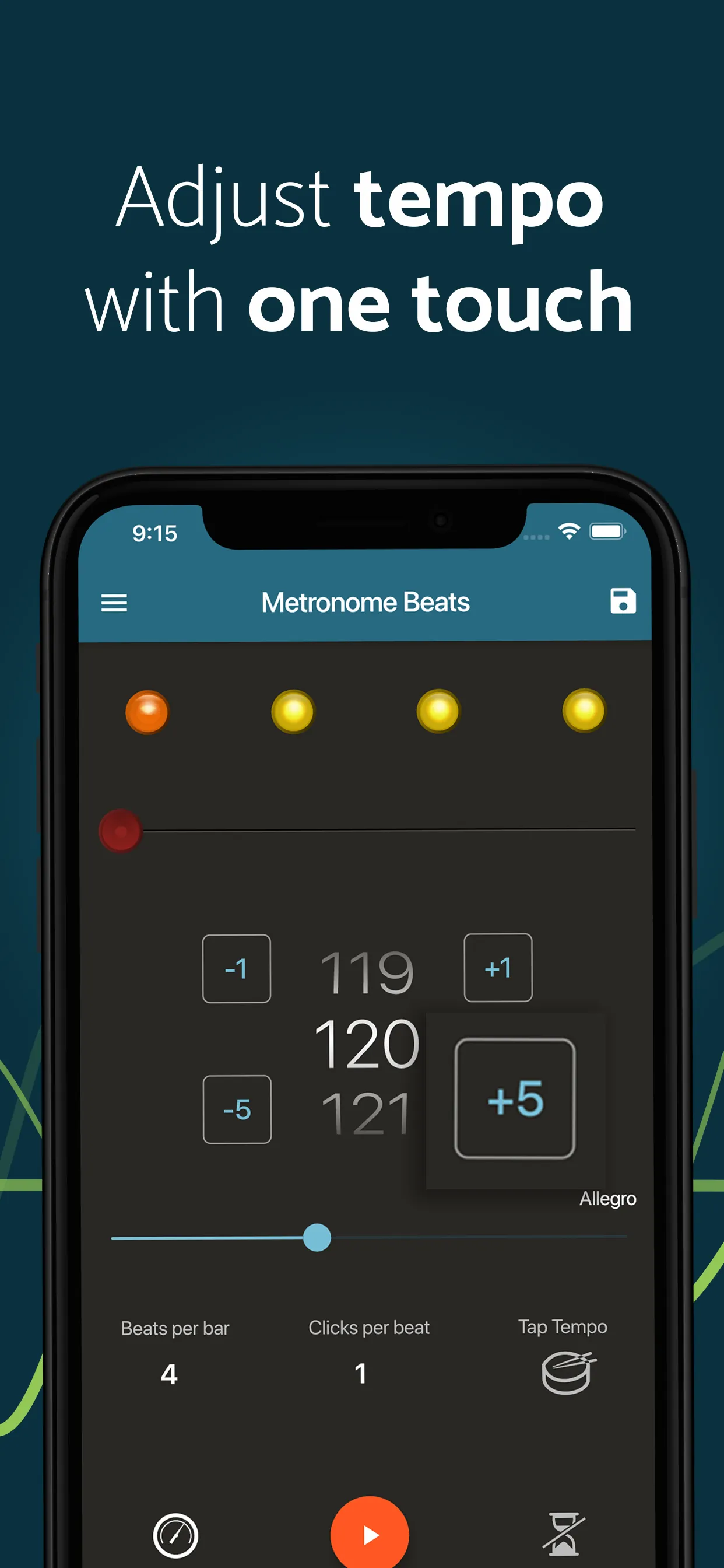 Metronome beats: BPM counter iphone screenshot 6