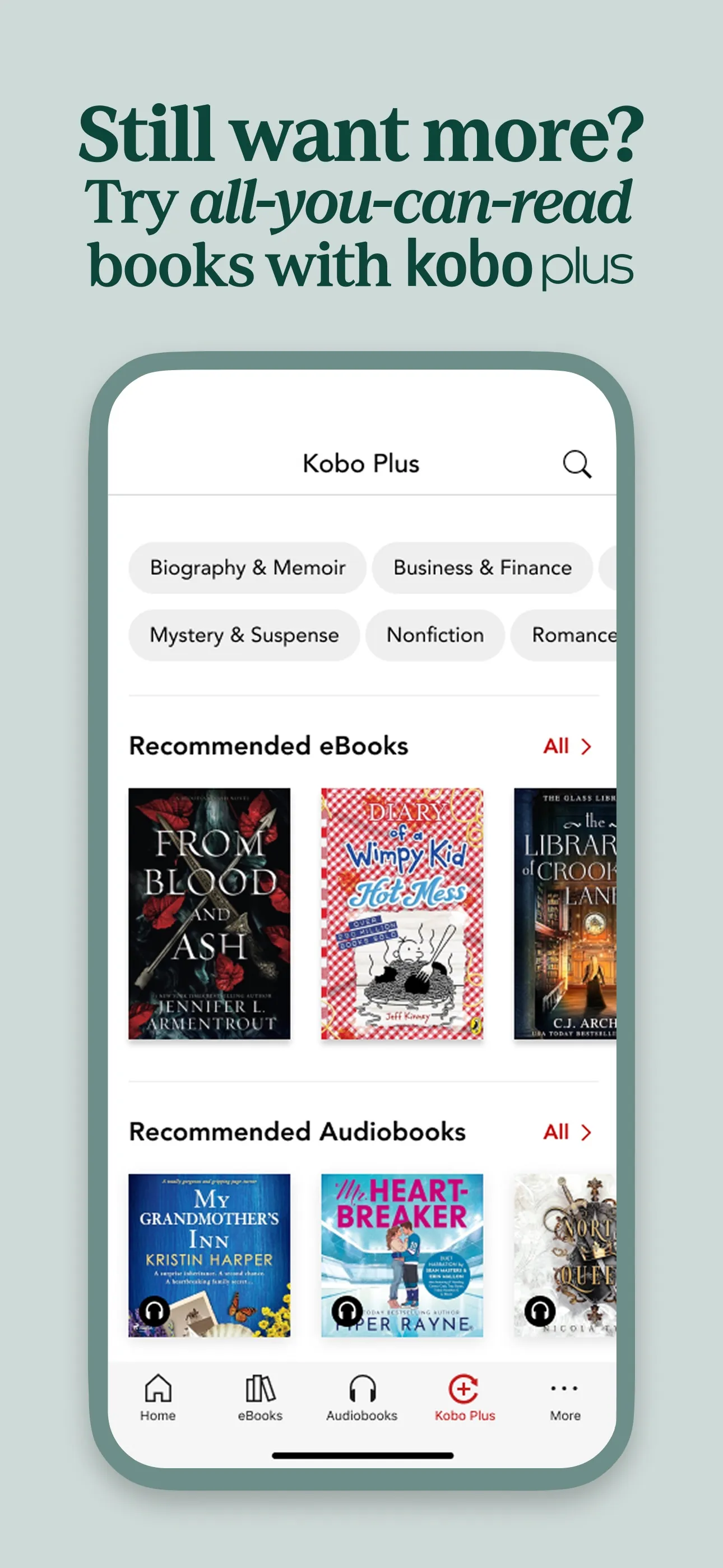 Kobo Books iphone screenshot 10