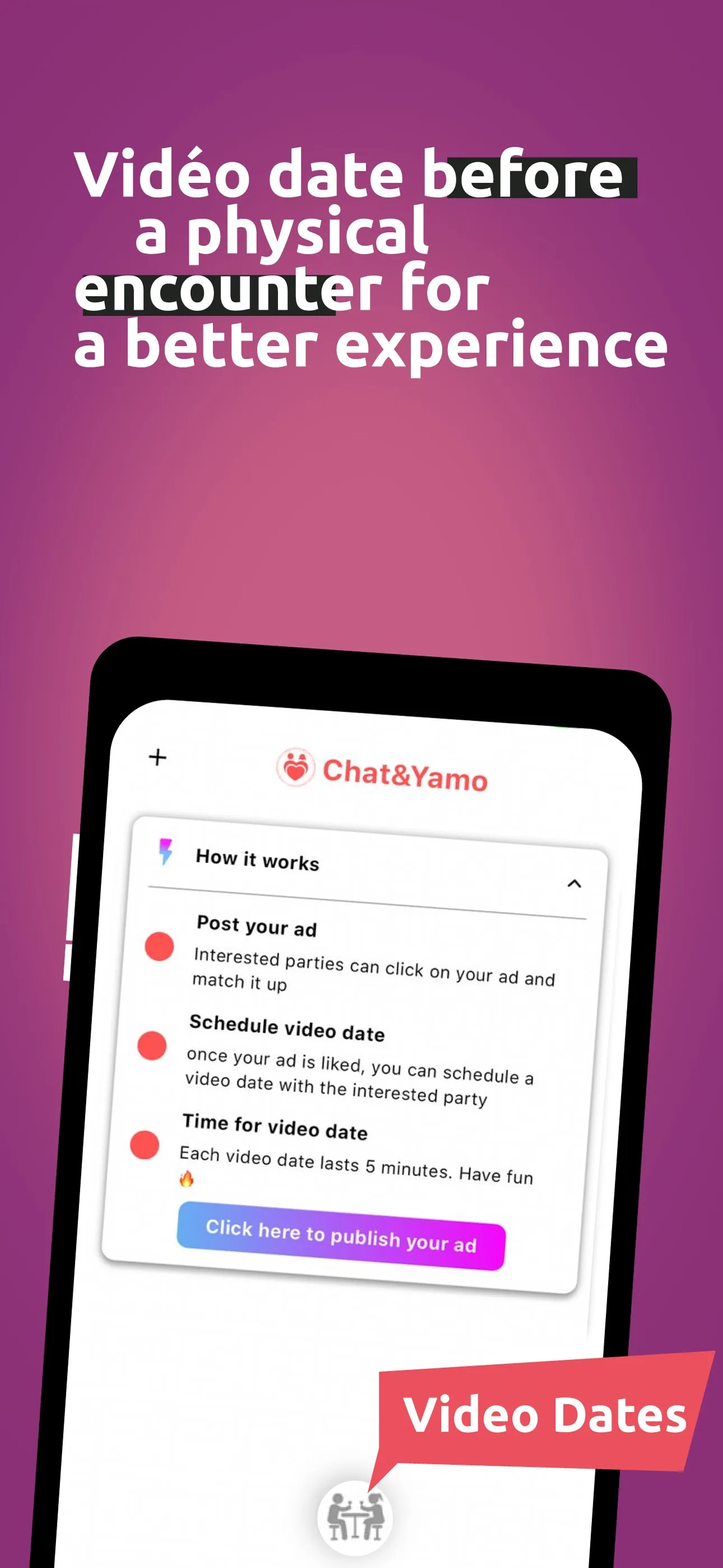 Chat&Yamo – Dating & Meetups iphone screenshot 5