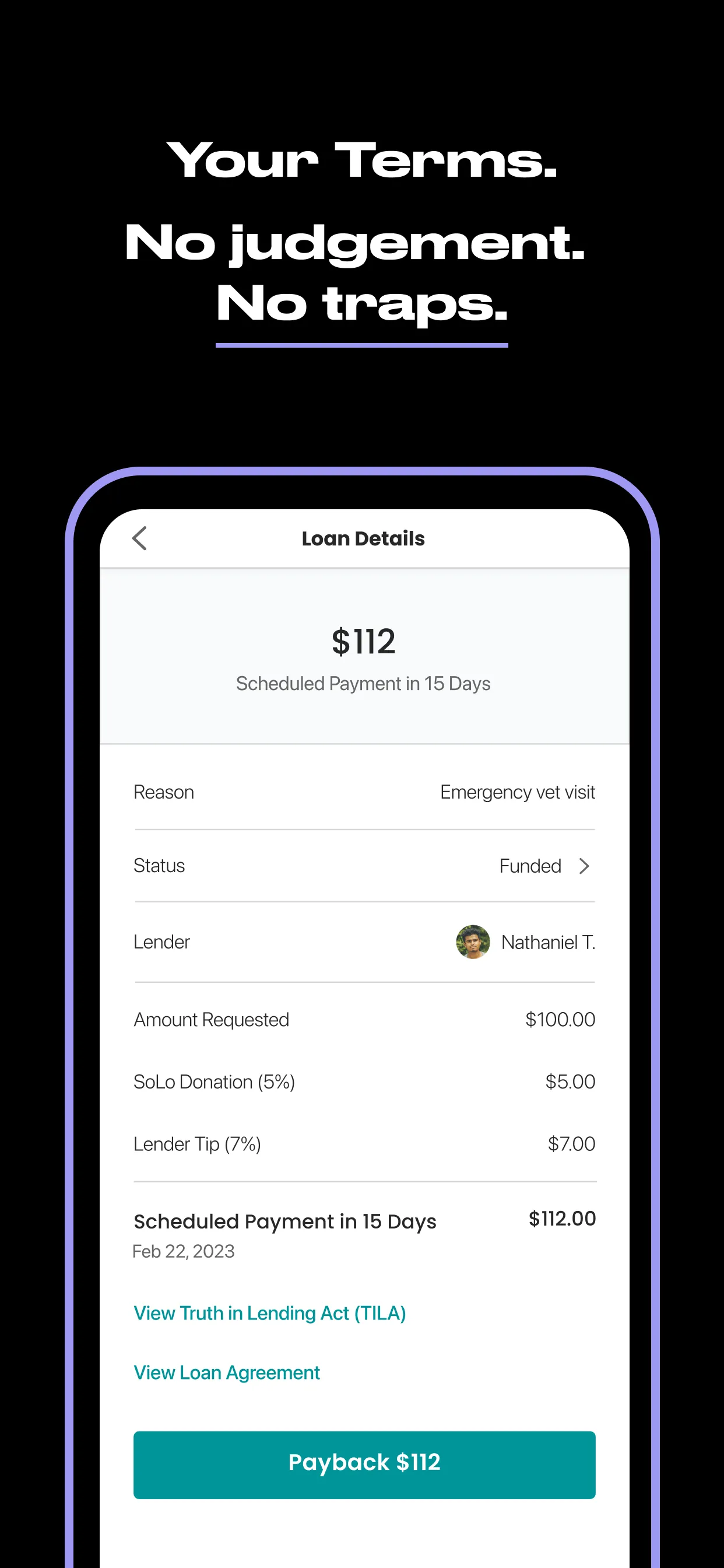 SoLo Funds: Lend & Borrow iphone screenshot 5
