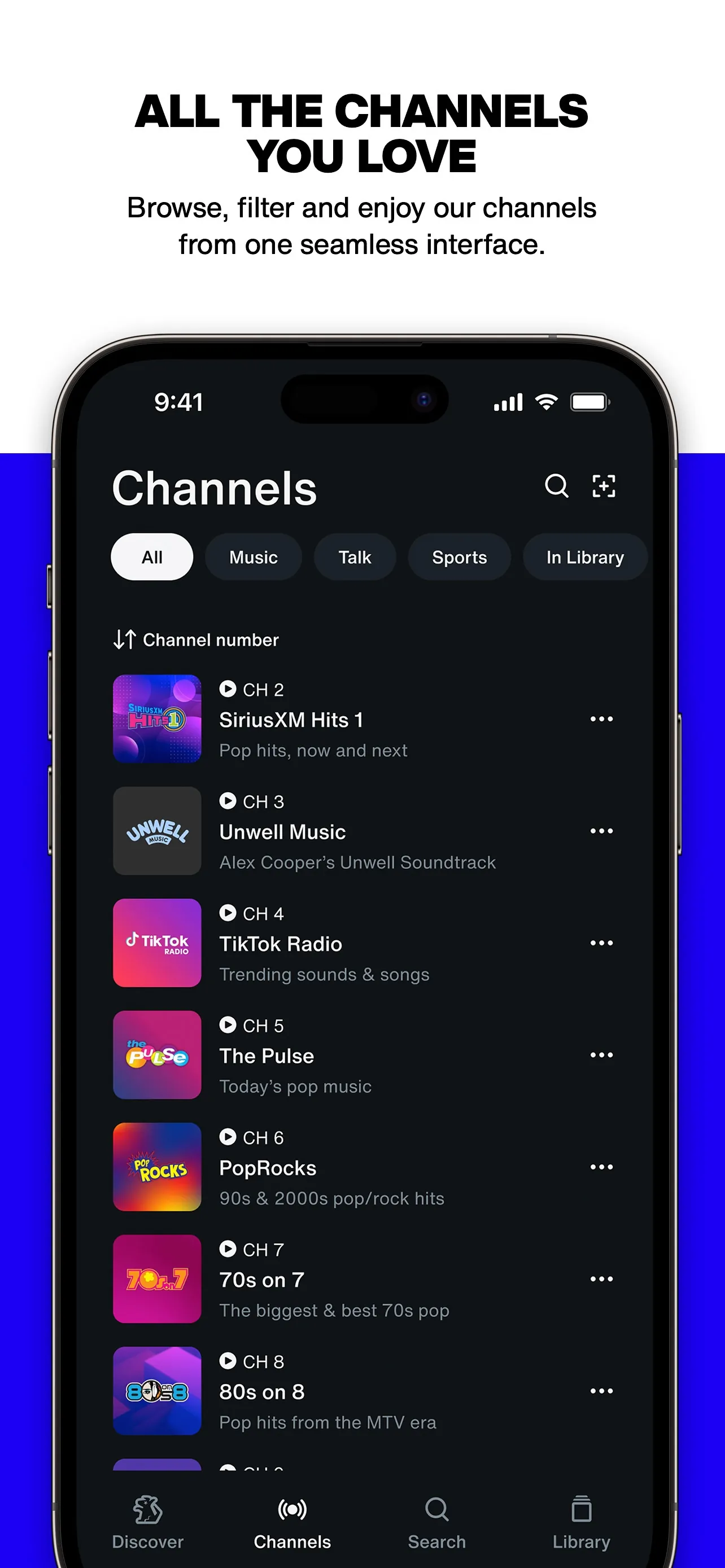 SiriusXM: Music, Sports & News iphone screenshot 9