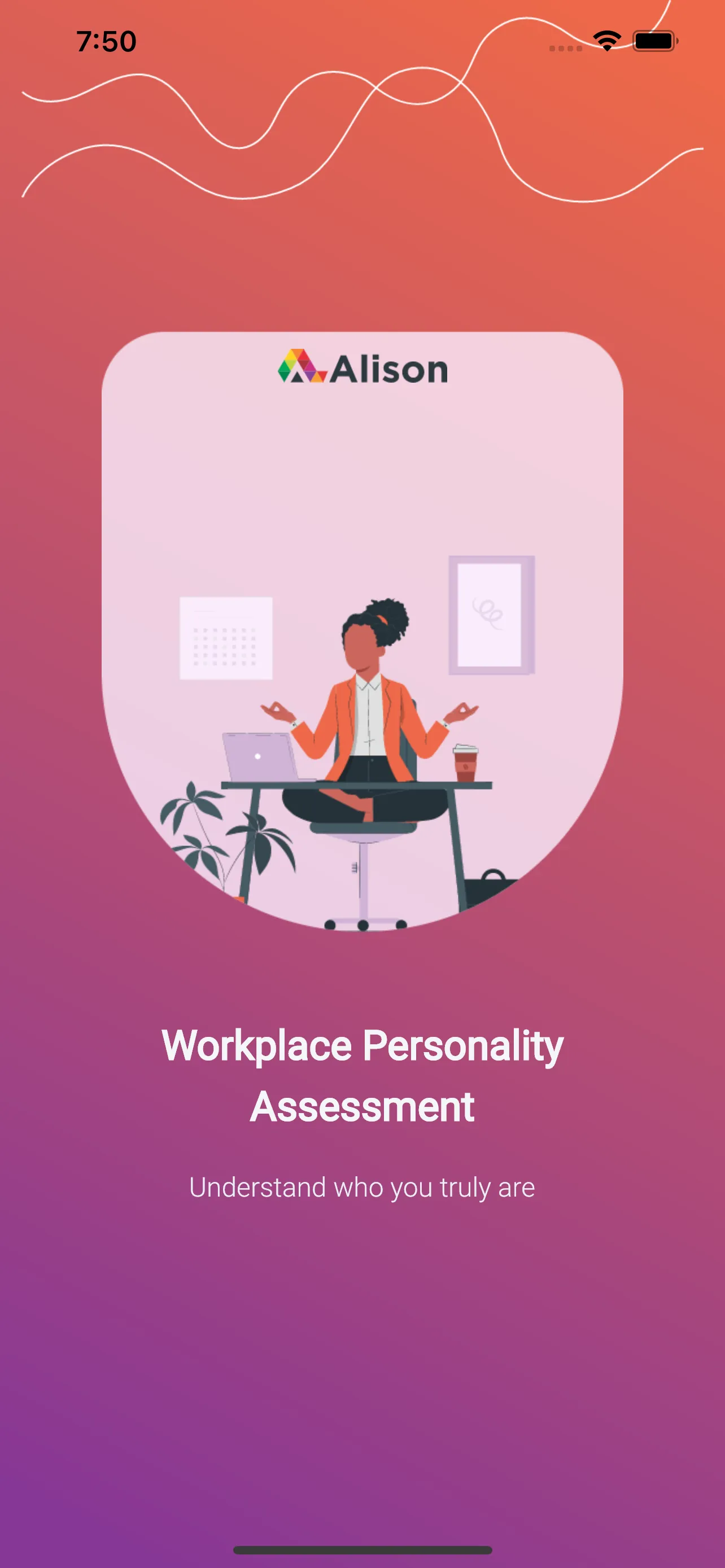 Personality Test iphone screenshot 1