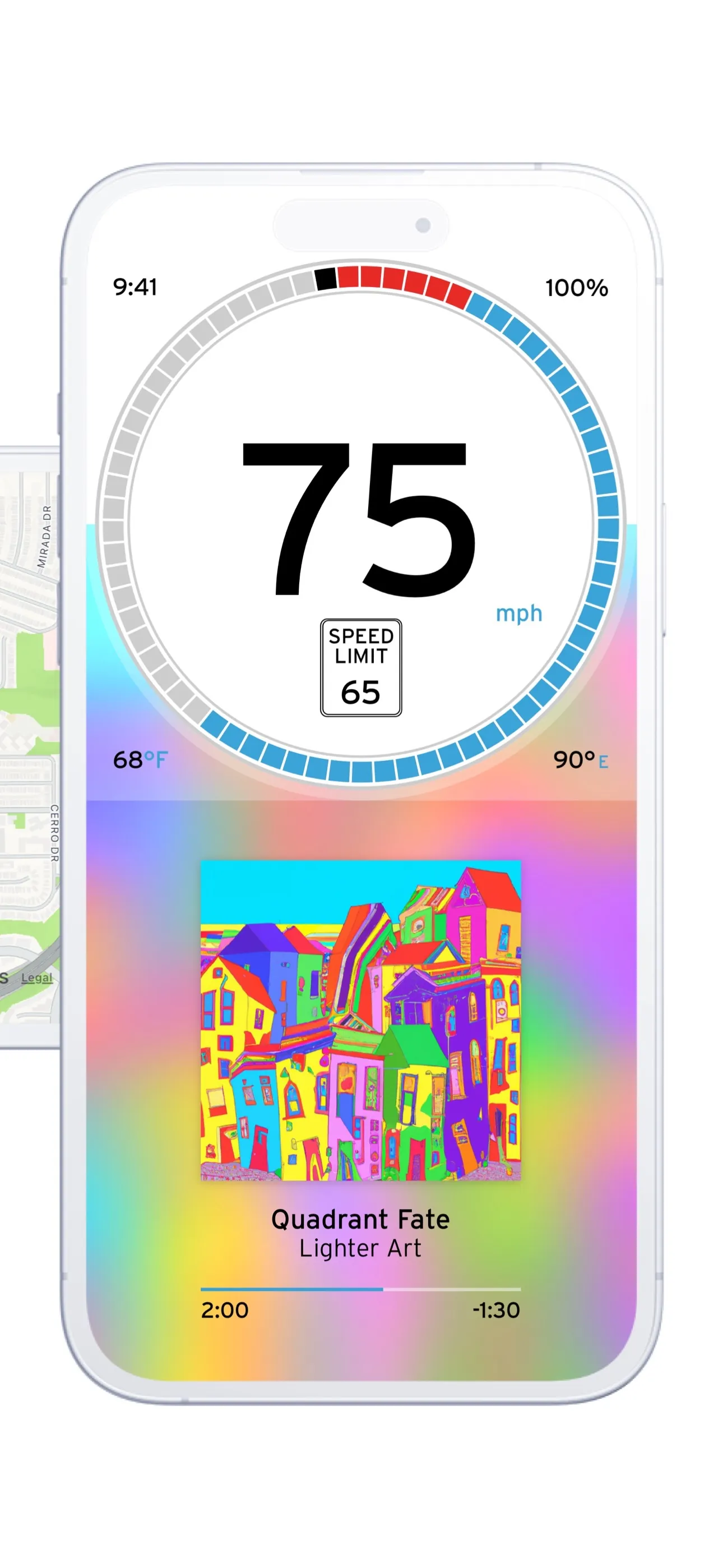 Speedometer GPS Digital MPH iphone screenshot 9