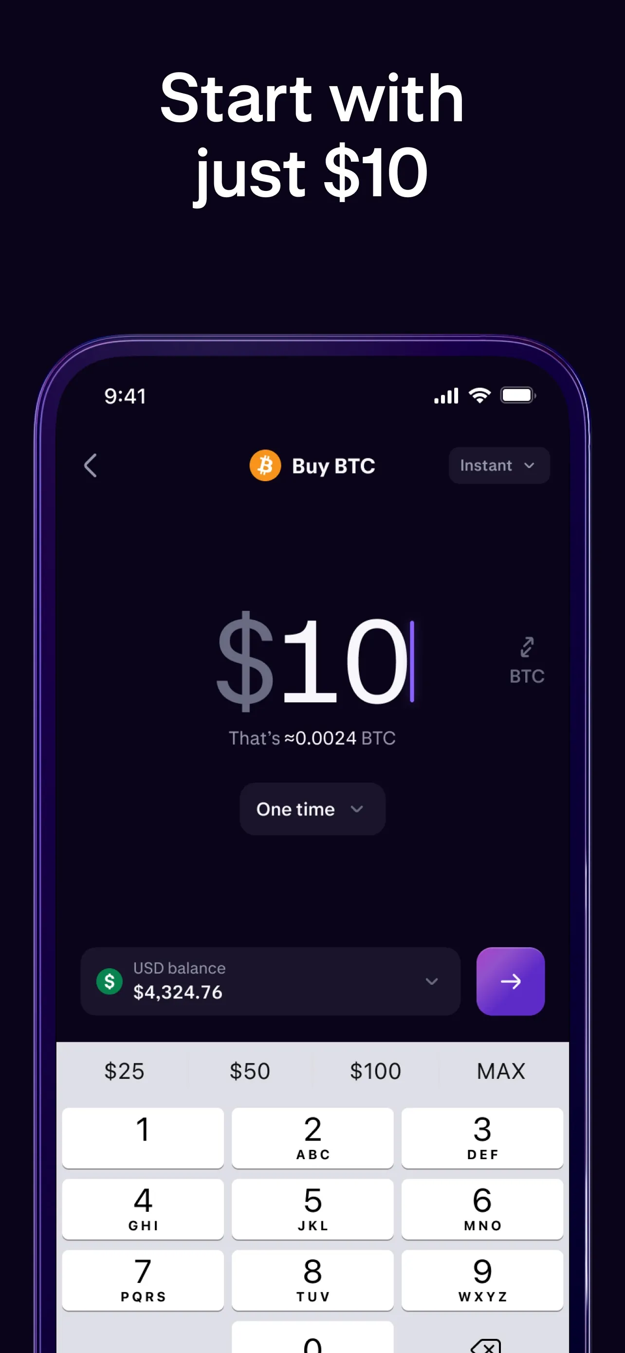 Kraken: Buy Stocks & Crypto iphone screenshot 3