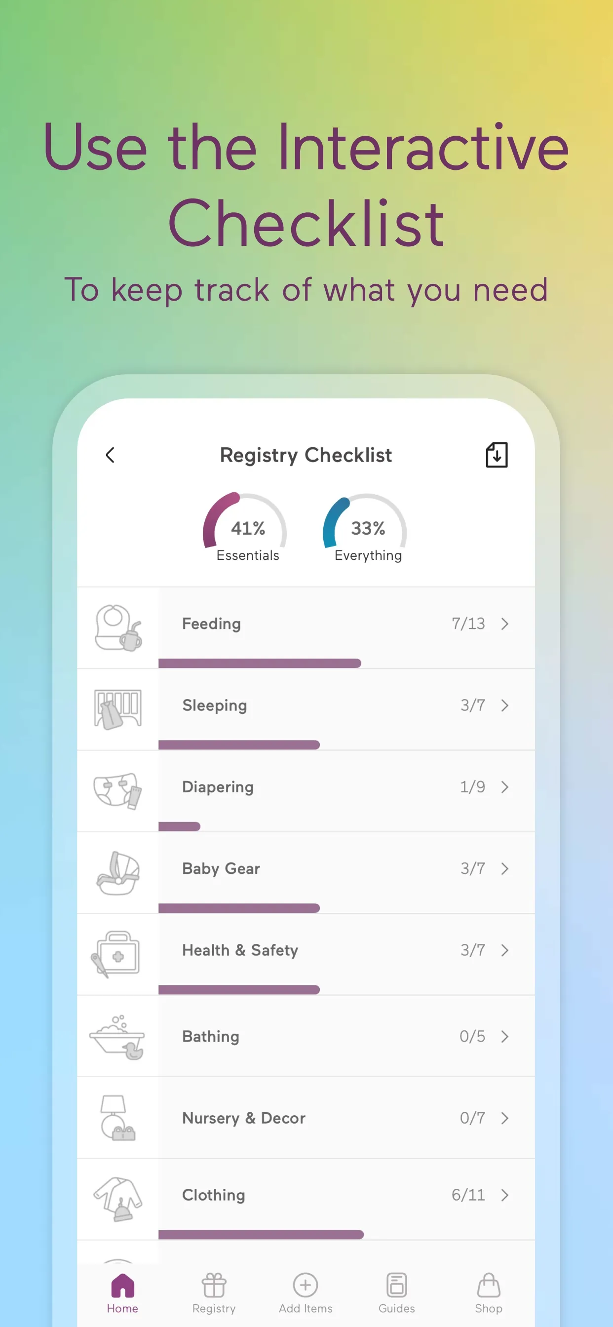 Babylist Baby Registry iphone screenshot 5