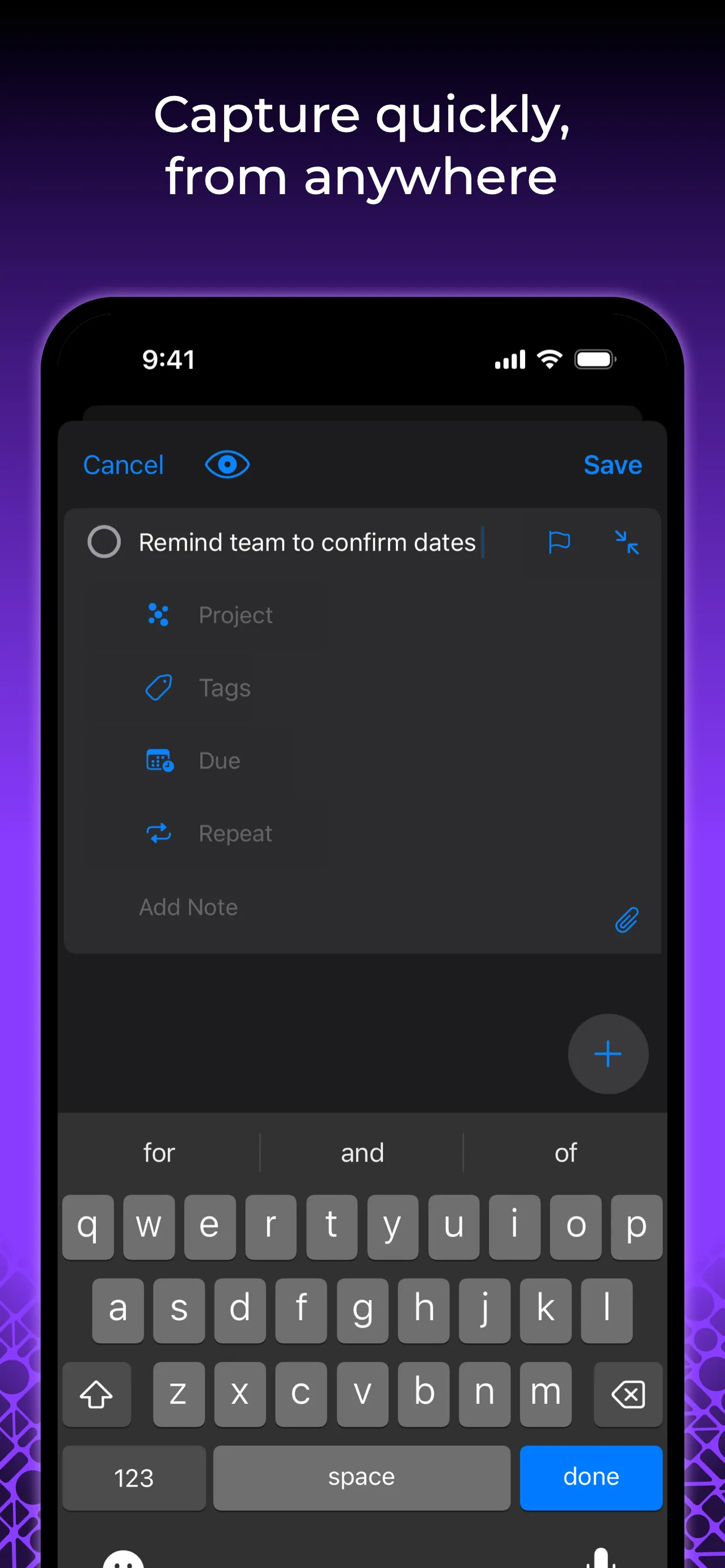 OmniFocus 4 iphone screenshot 2