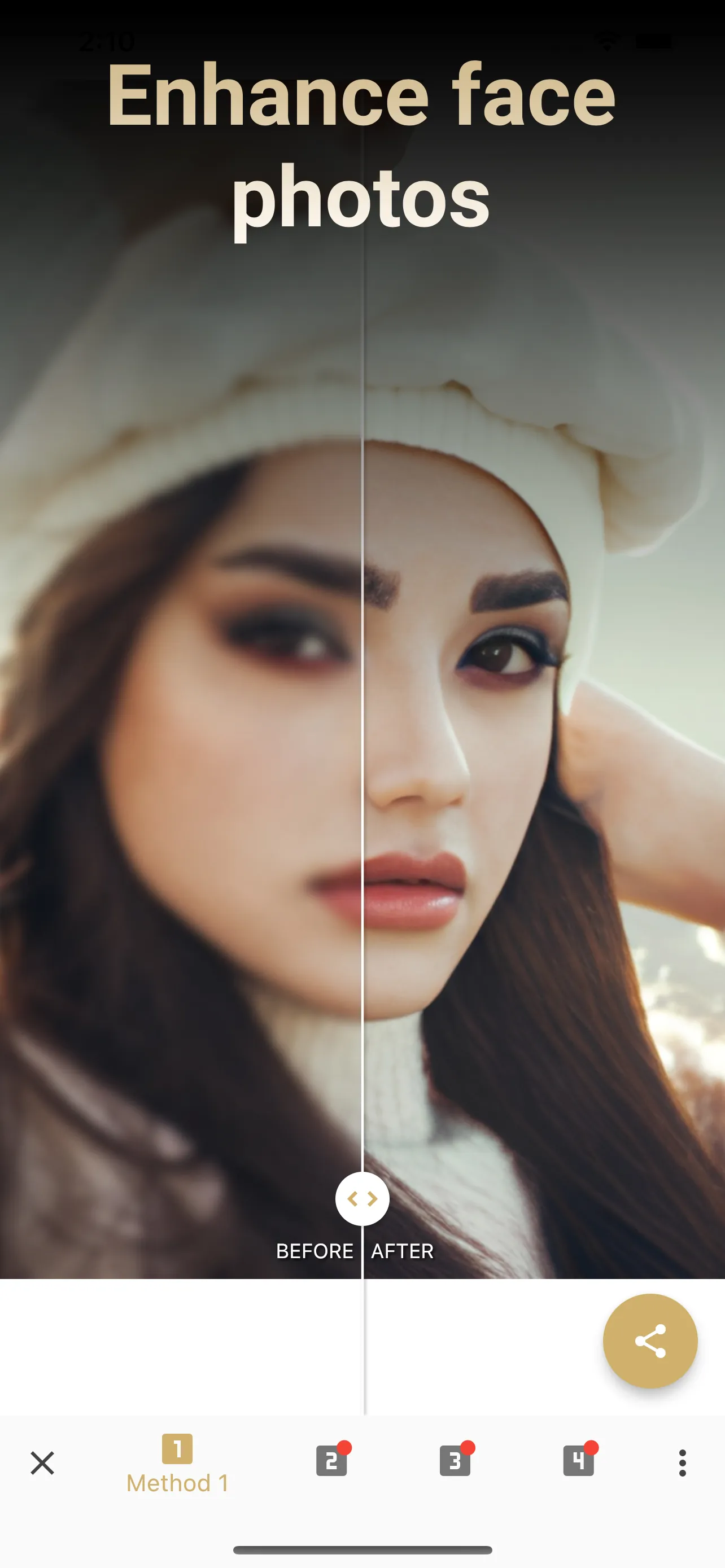 ihancer - AI image enhancer iphone screenshot 1