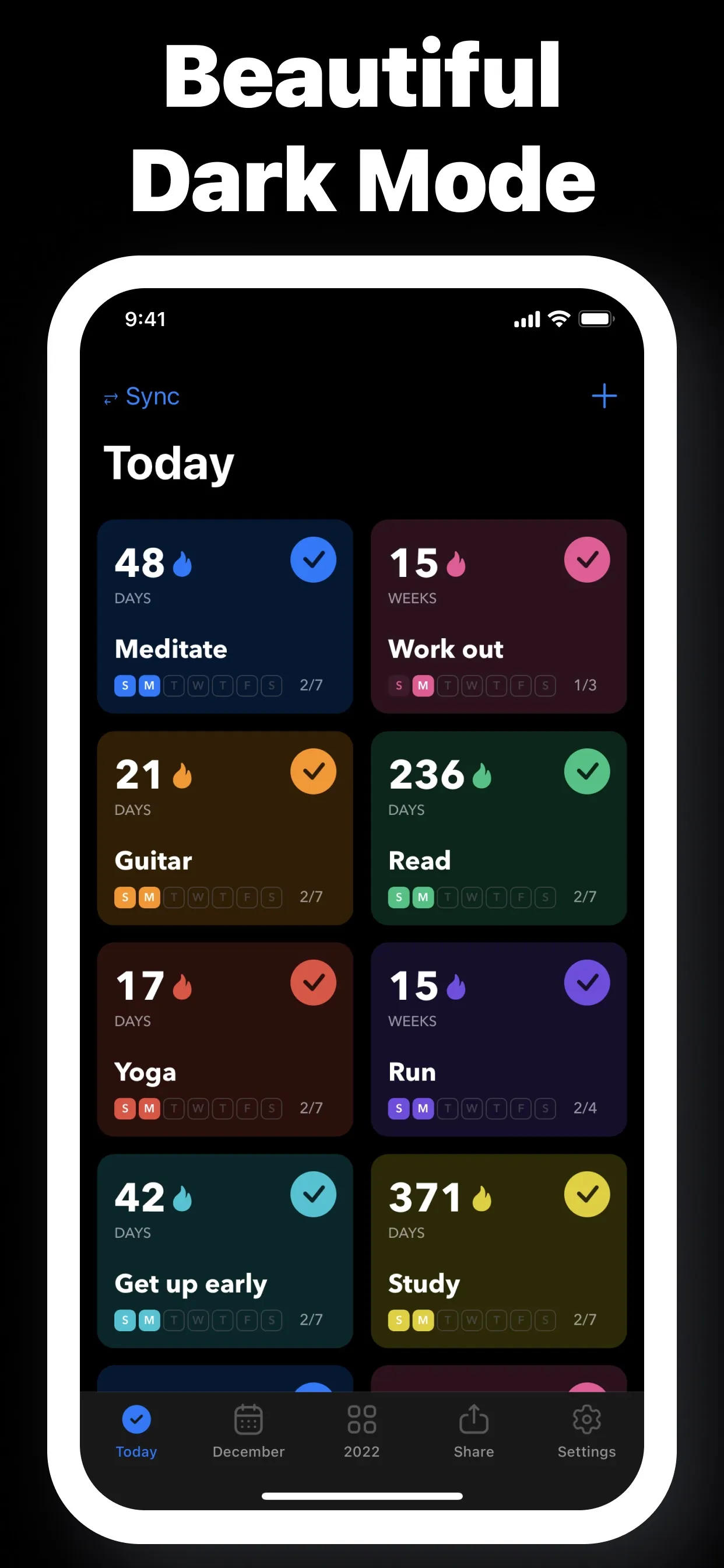 Habit Tracker Calendar: Evoday iphone screenshot 10