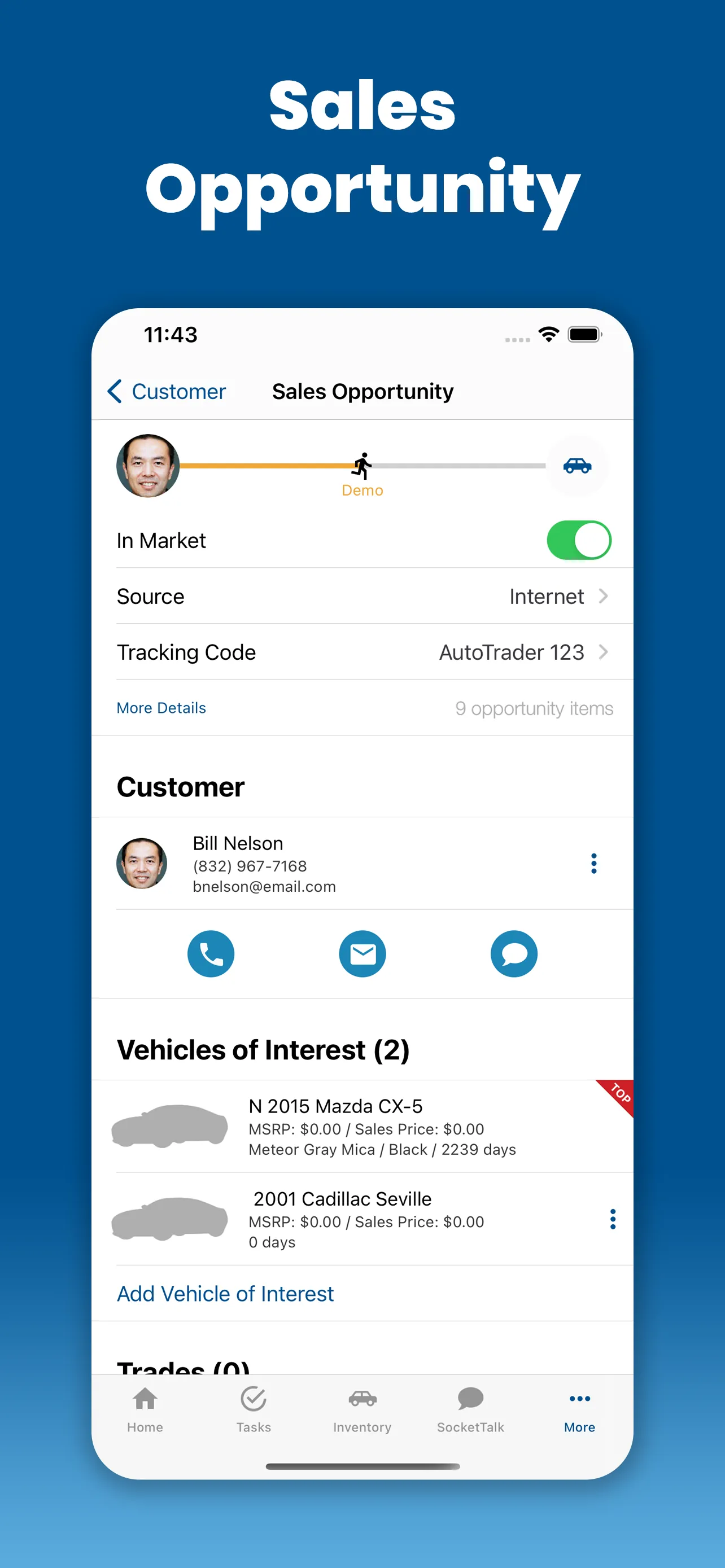 CRM by DealerSocket iphone screenshot 3