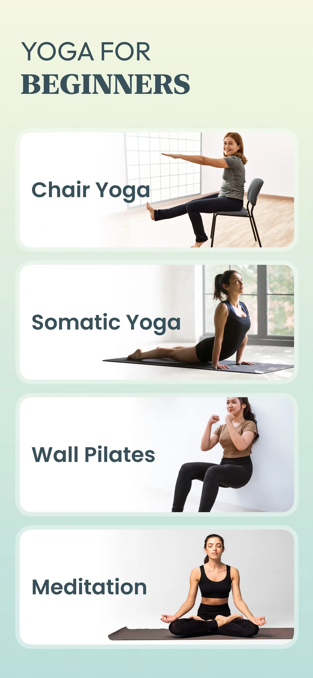 Yoga for Beginners | YogaFit iphone screenshot 2