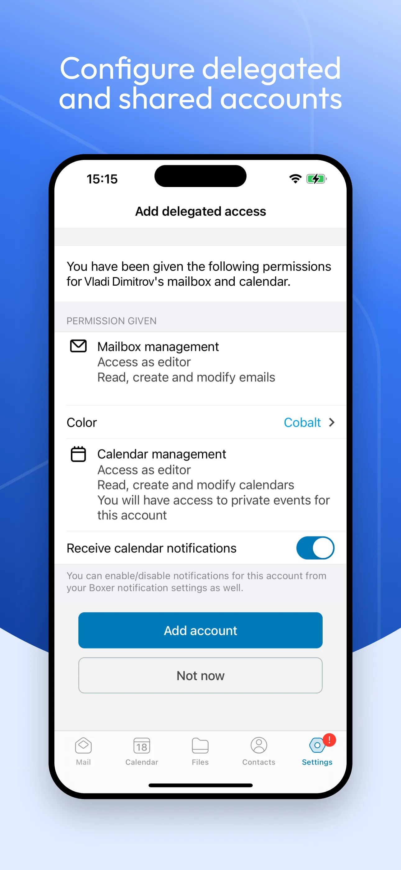 Boxer - Workspace ONE iphone screenshot 8