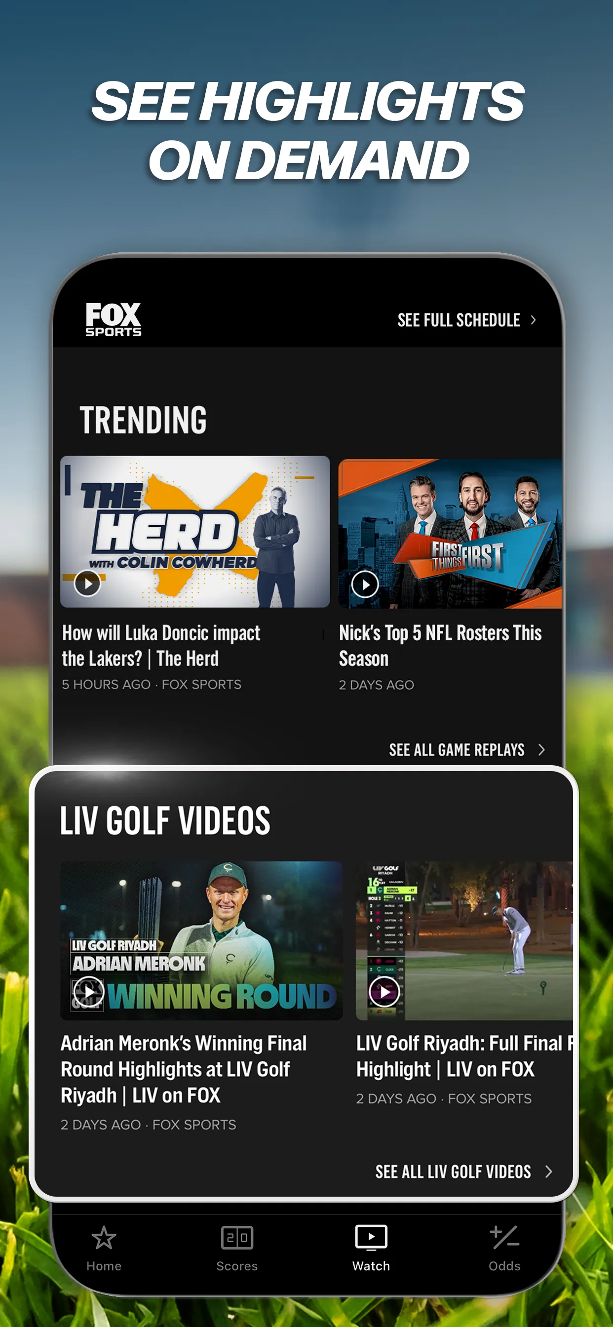 FOX Sports: Watch Live Games iphone screenshot 5