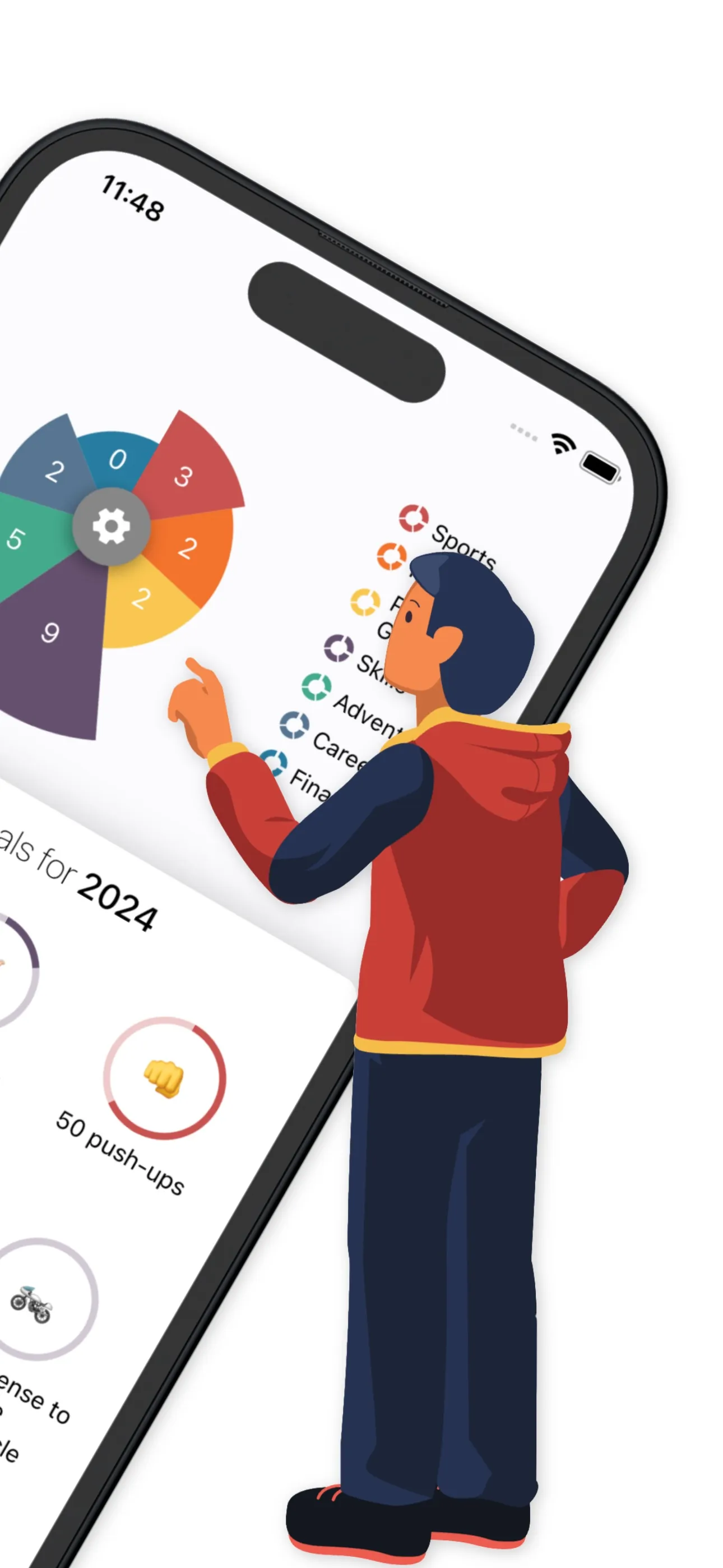 Goal Tracker – Ambitionist iphone screenshot 3