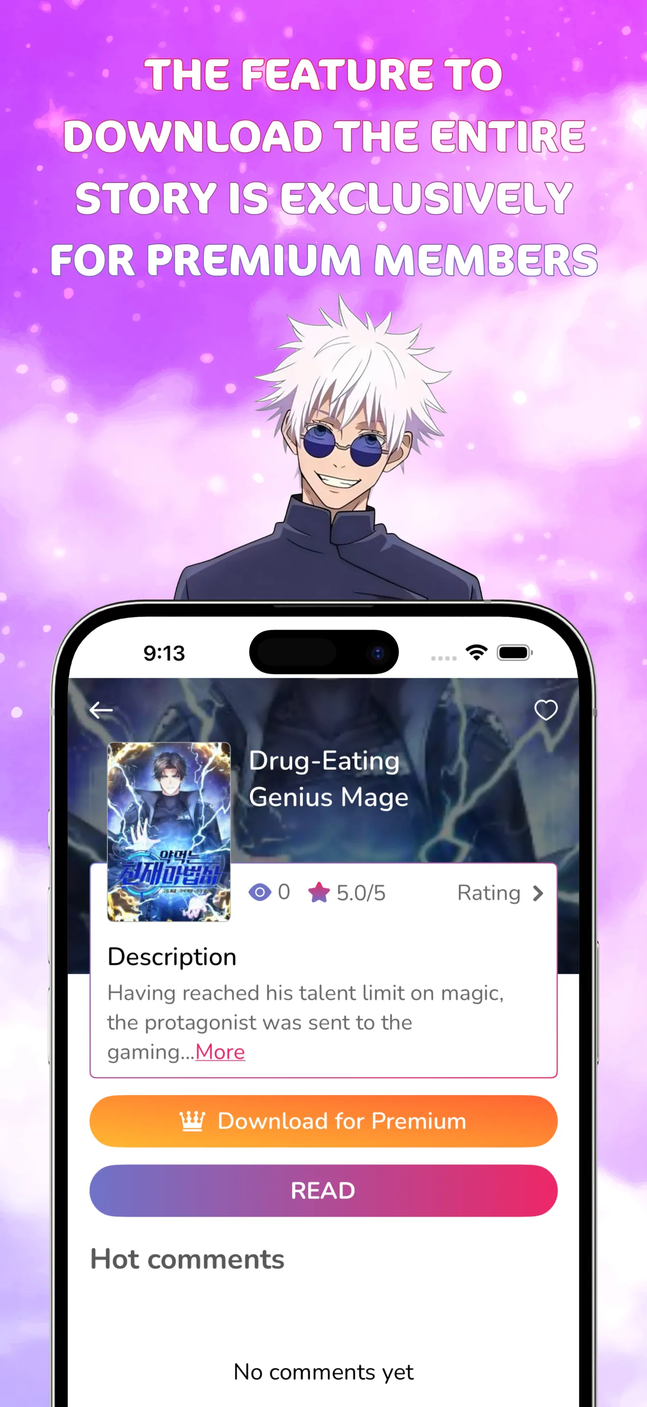 Manga Webtoon: Endless Stories iphone screenshot 7