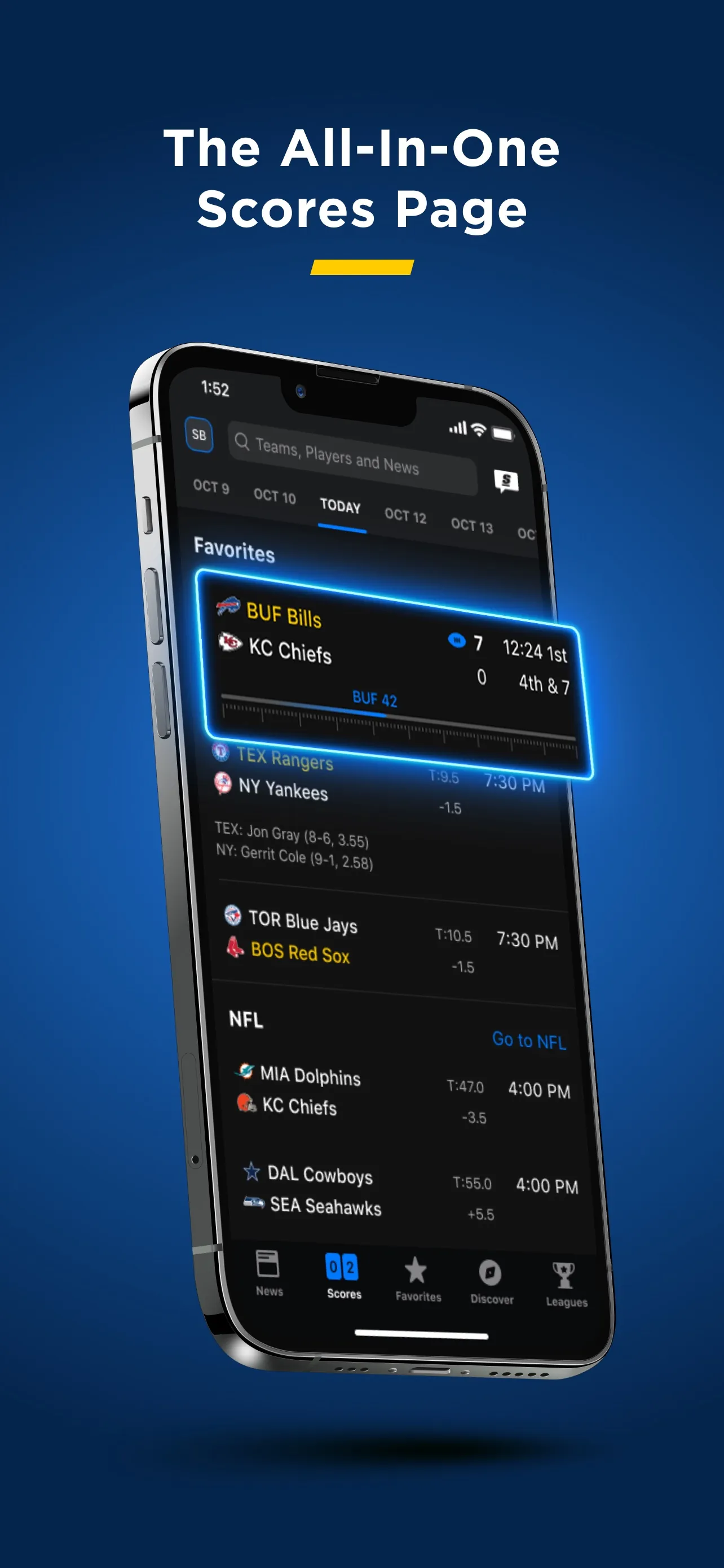 theScore: Sports News & Scores iphone screenshot 3