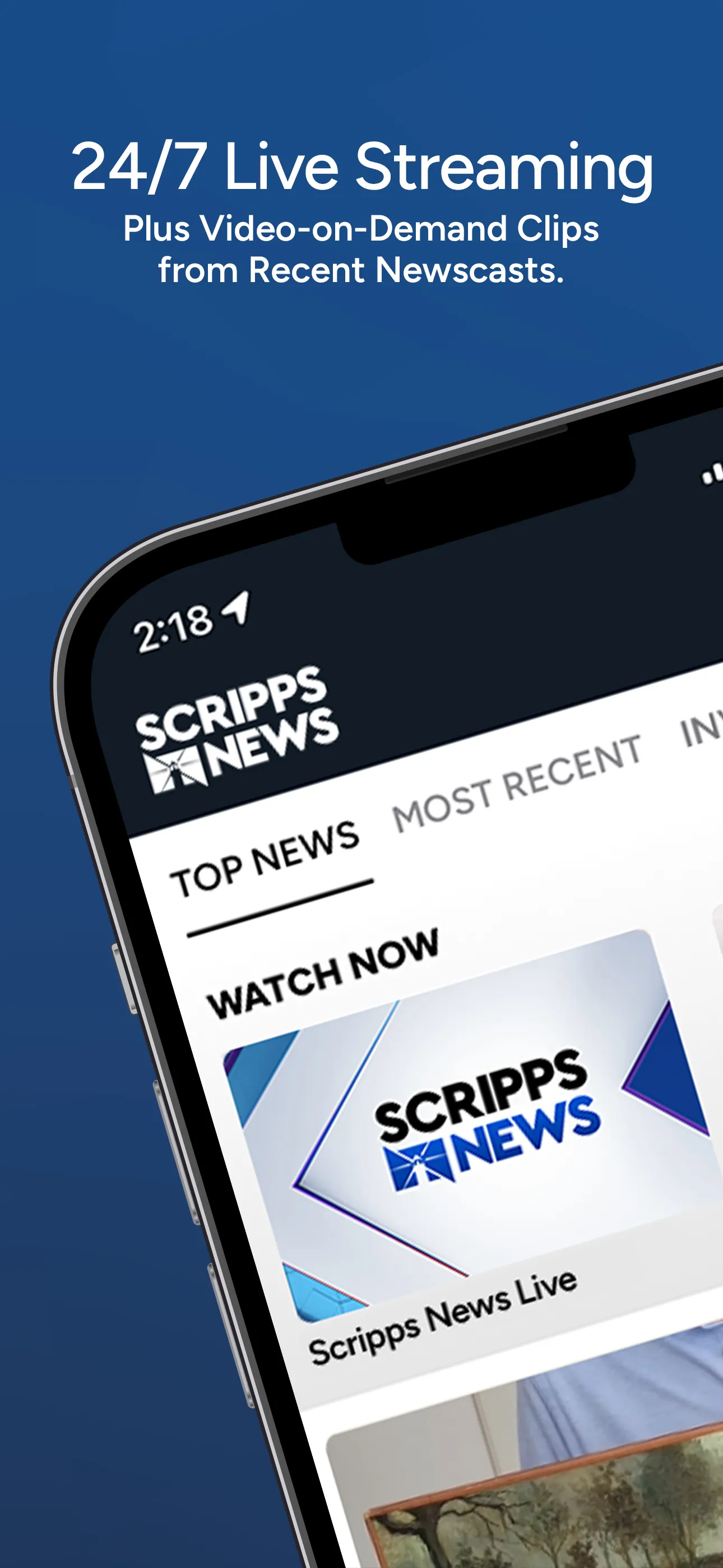 Scripps News iphone screenshot 1